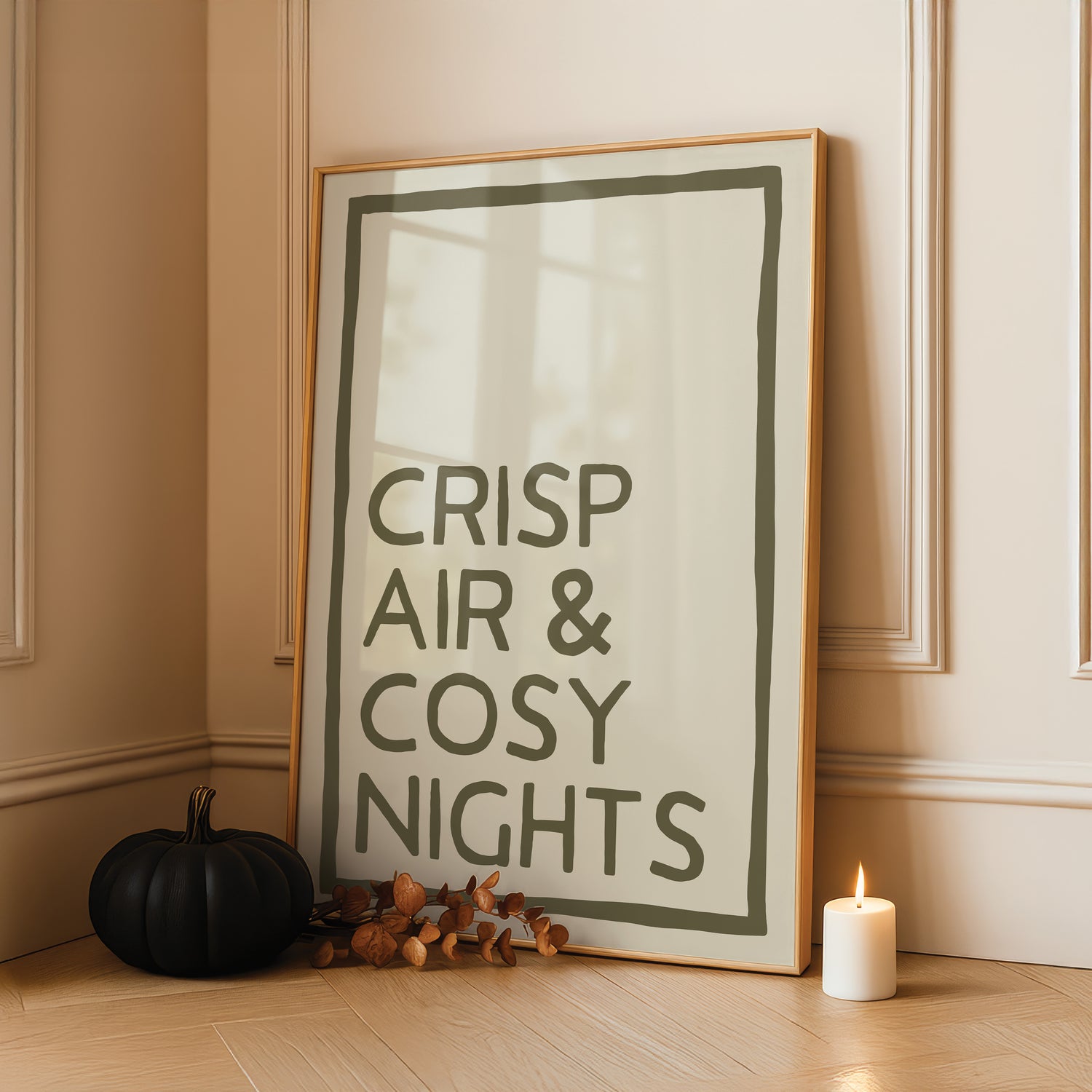Crisp Air & Cosy Nights Print