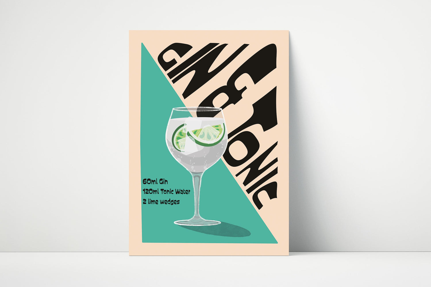 Gin And Tonic Cocktail Print