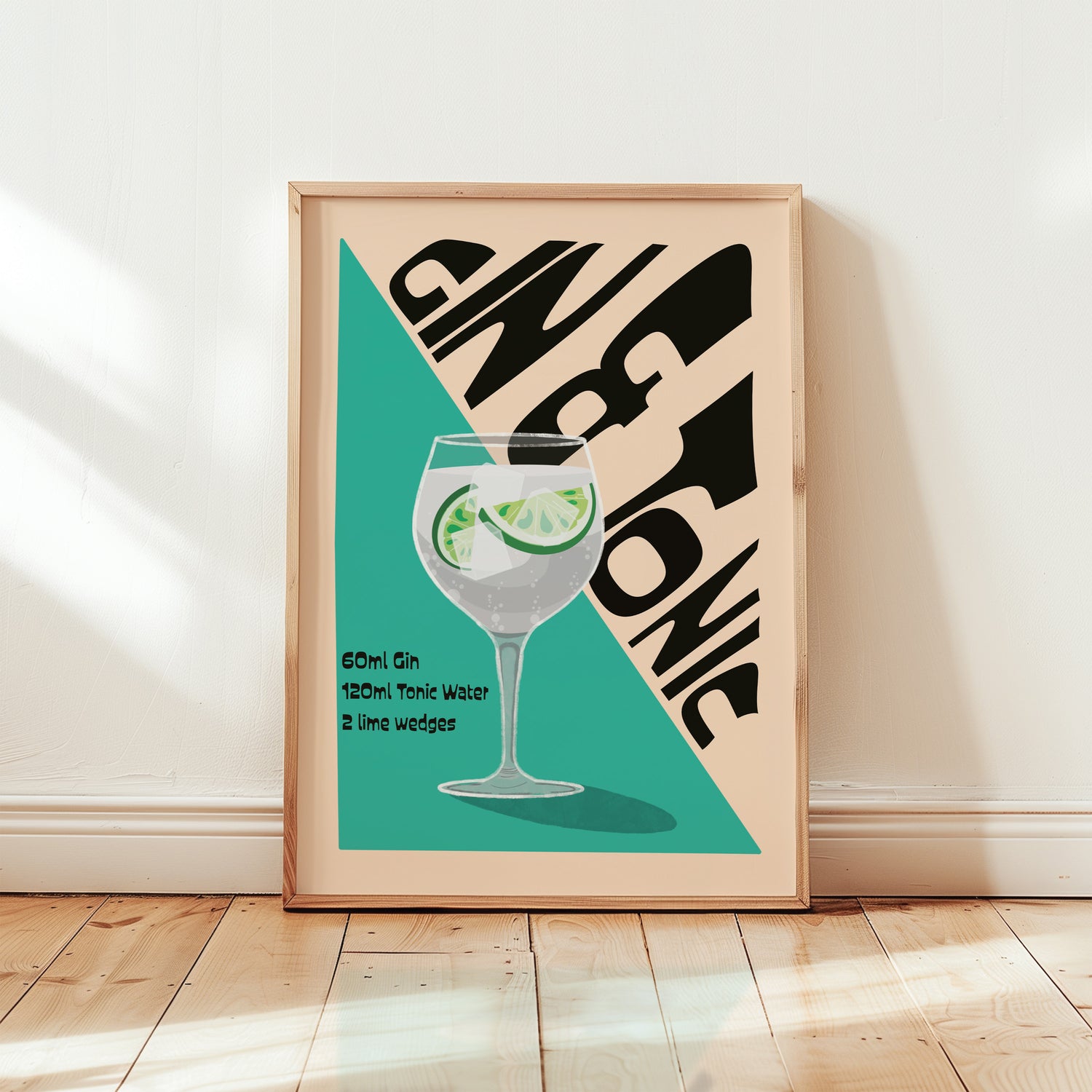 Gin And Tonic Cocktail Print