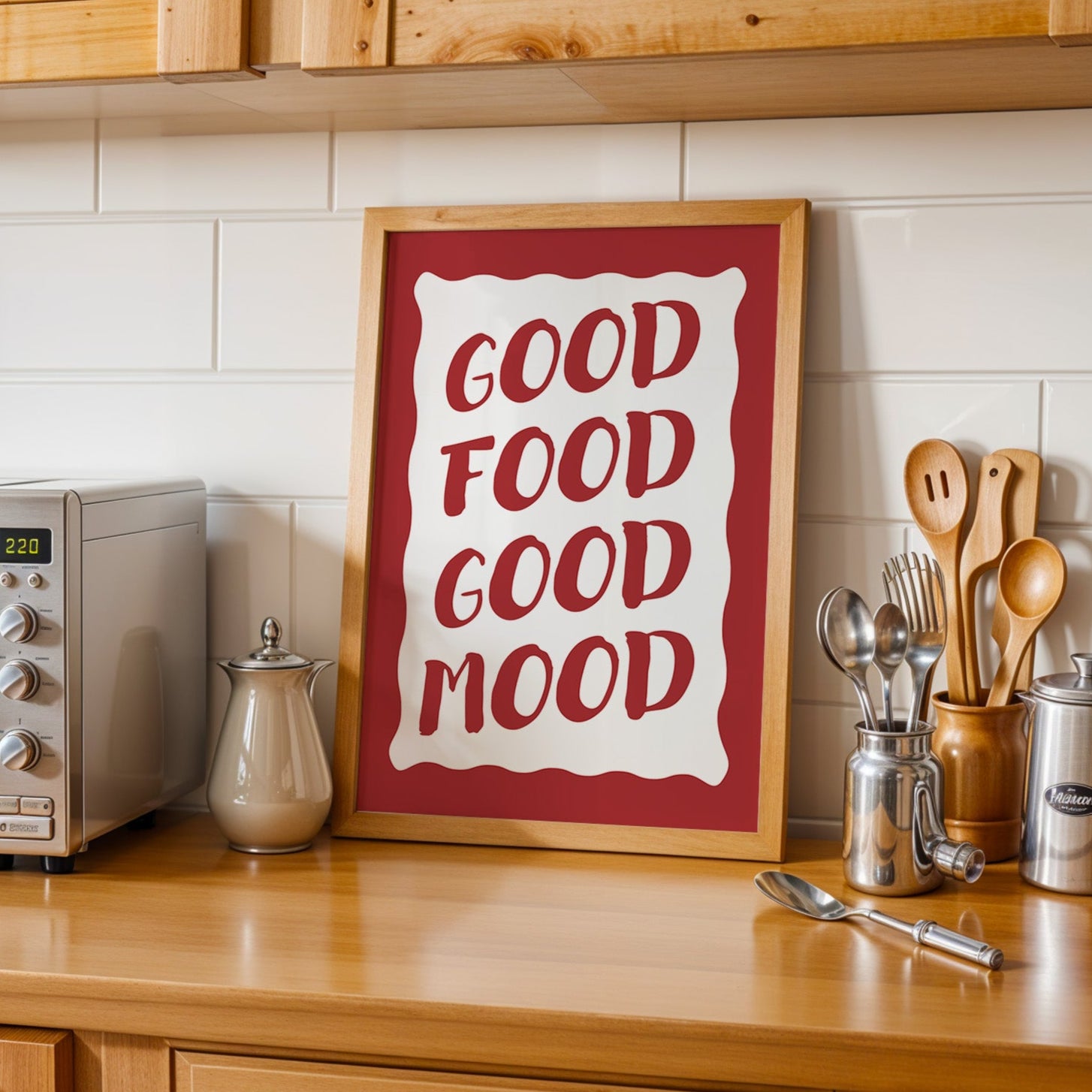 Good Food Good Mood Print