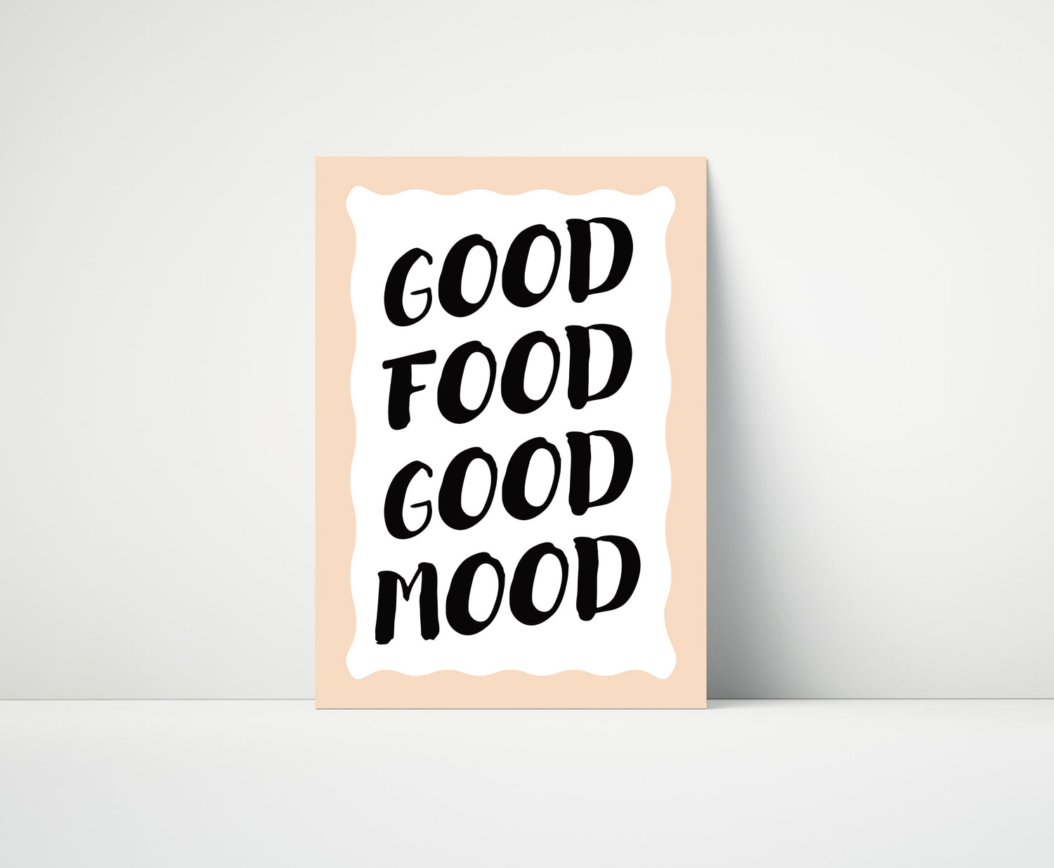 Good Food Good Mood Print