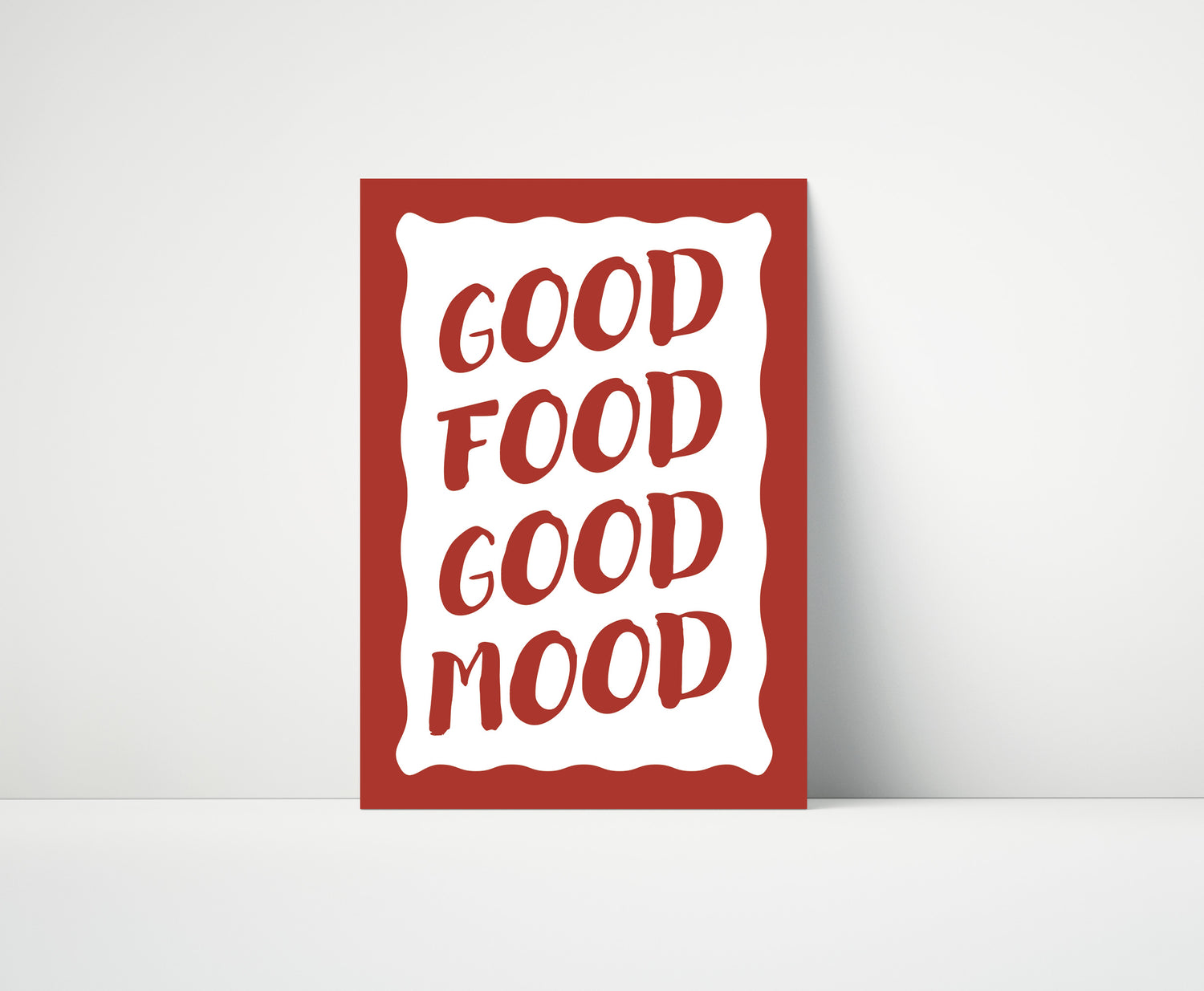 Good Food Good Mood Print