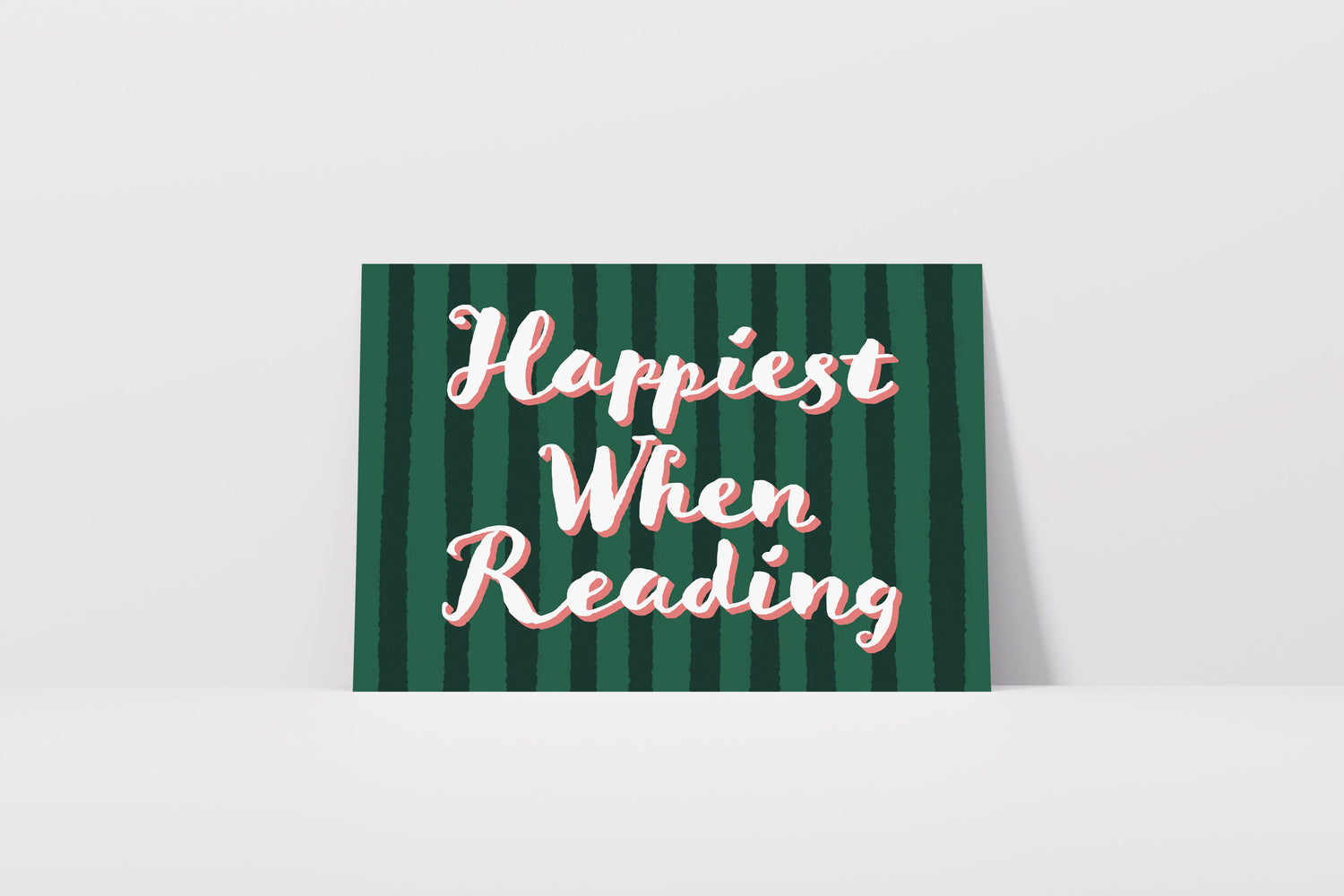 Happiest When Reading Print
