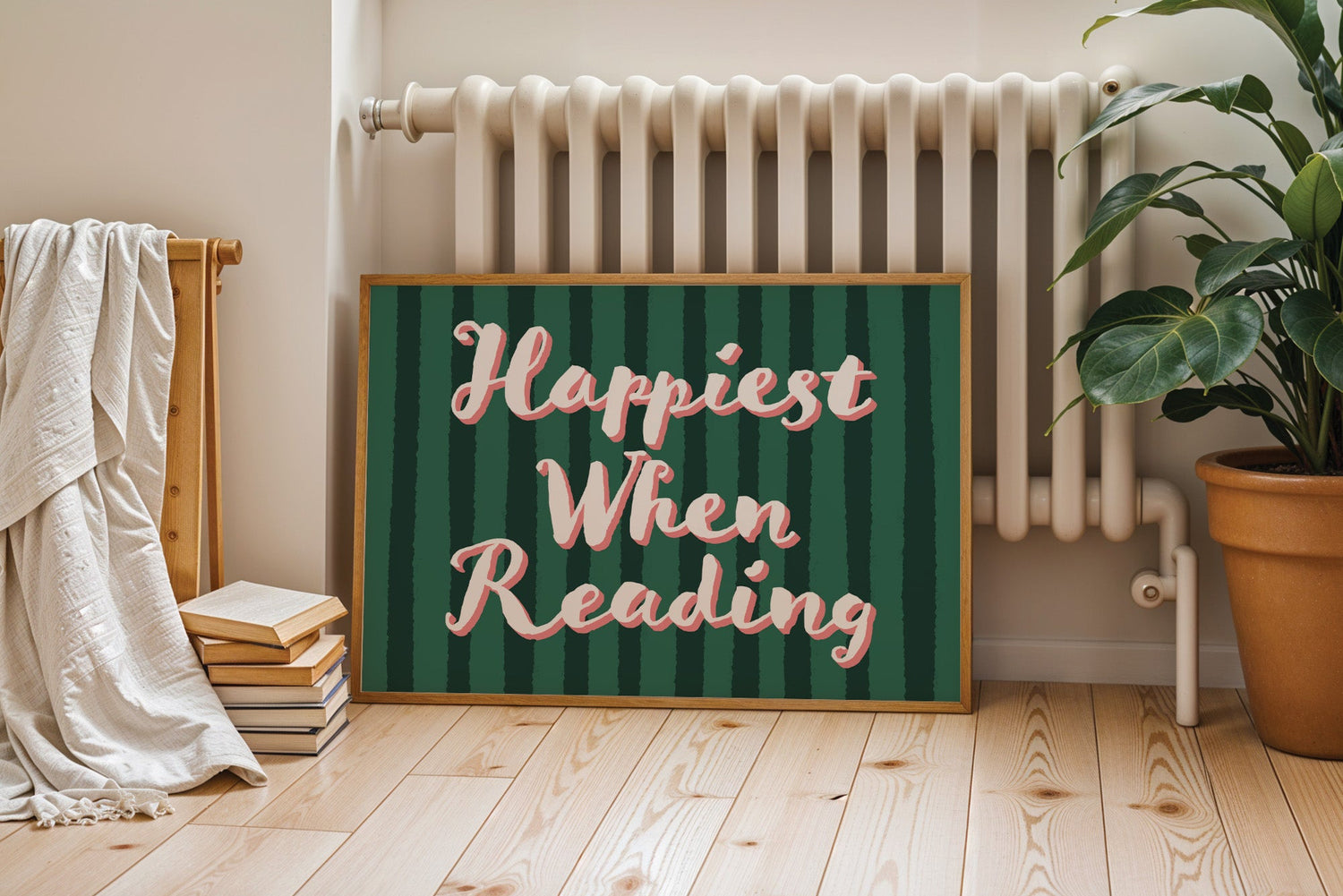 Happiest When Reading Print
