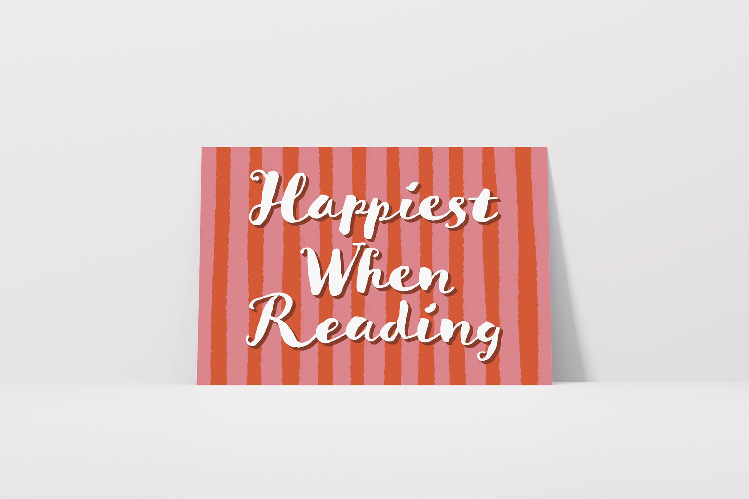 Happiest When Reading Print