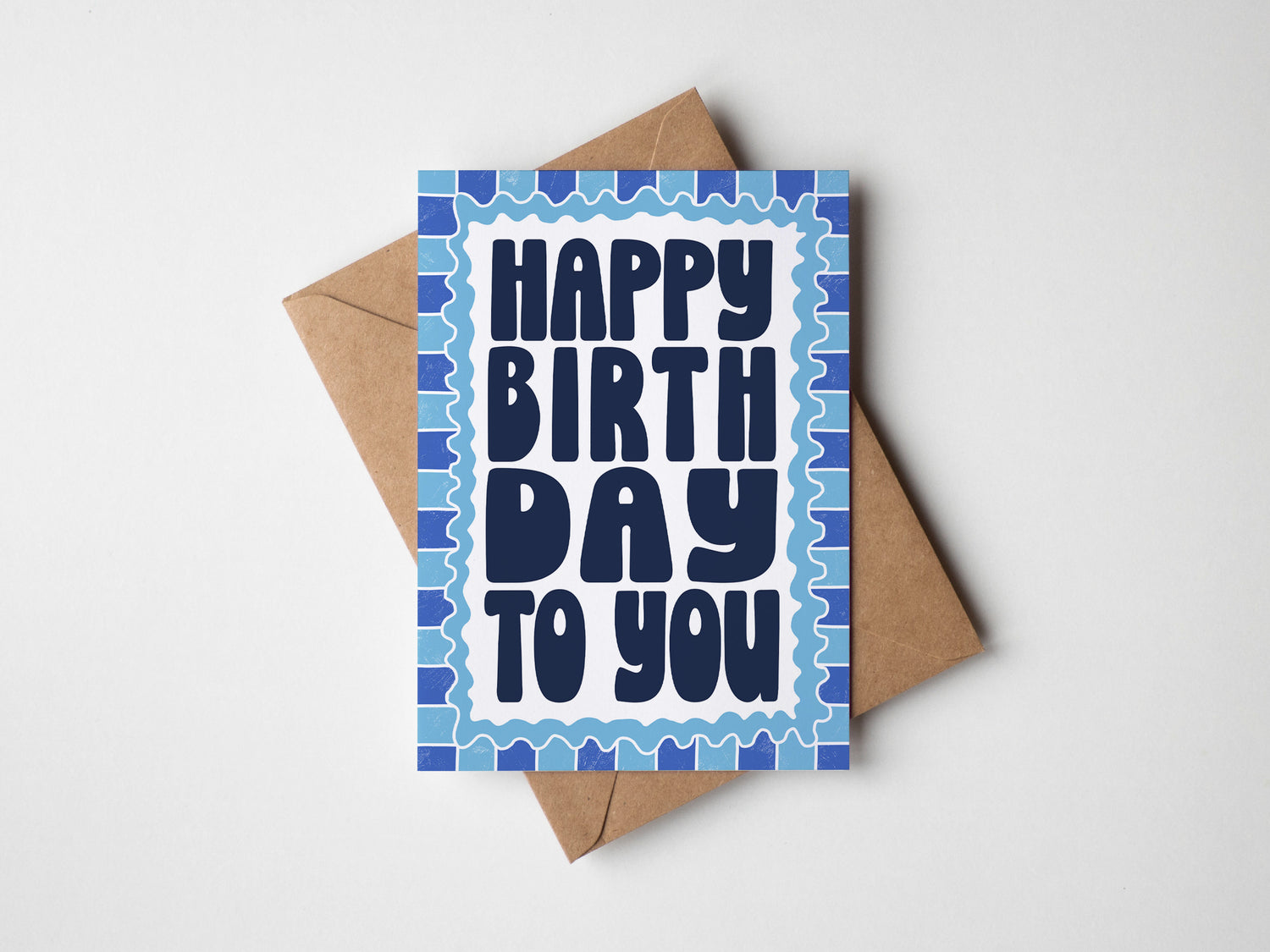Happy Birthday Typography Card