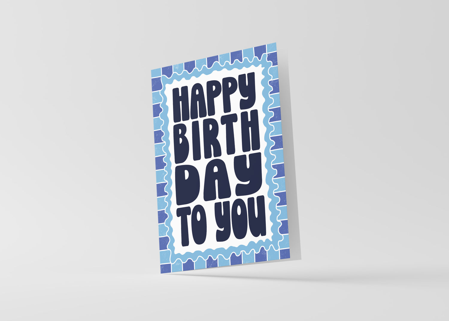 Happy Birthday Typography Card