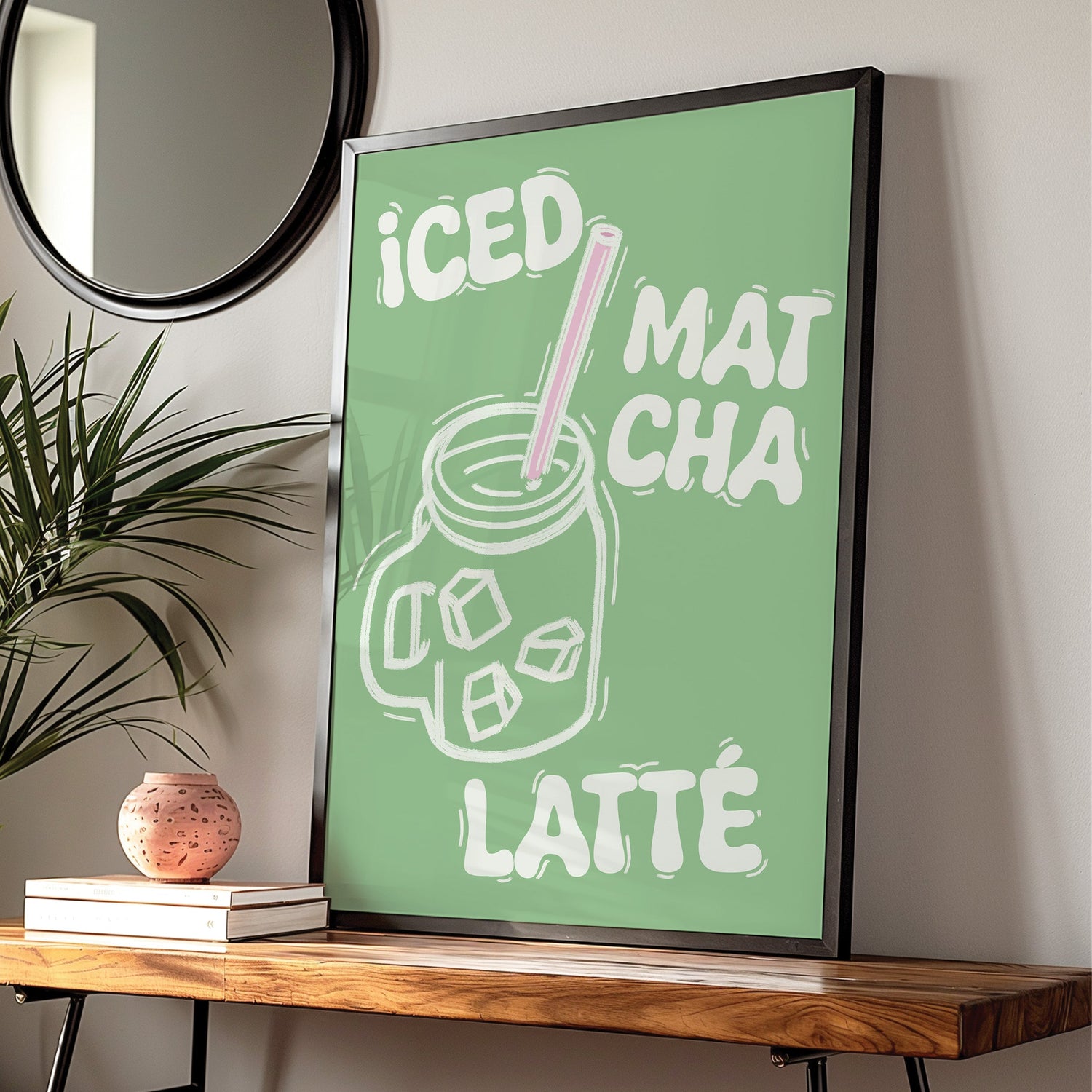 Iced Matcha Latte Print