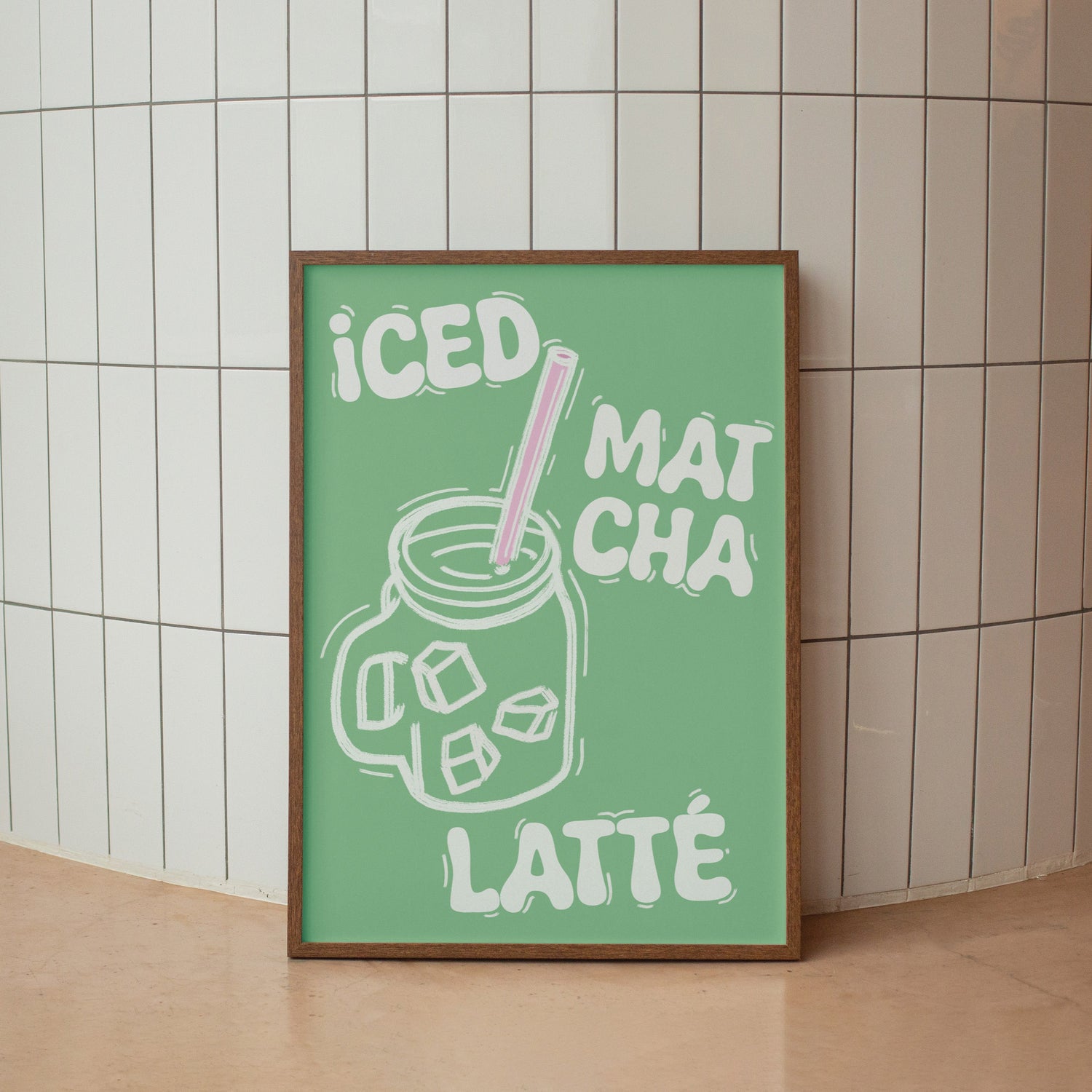 Iced Matcha Latte Print