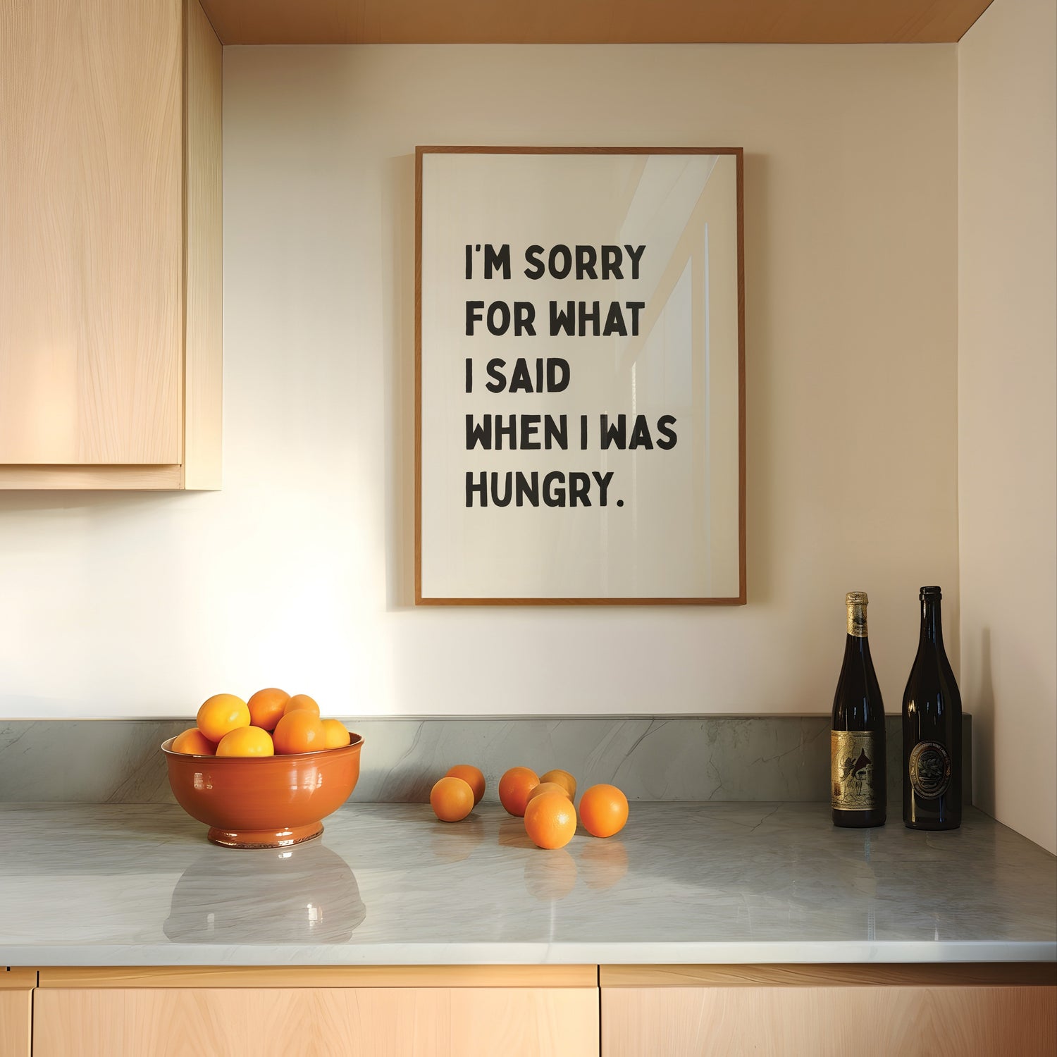 I'm Sorry For What I Said When I Was Hungry Print
