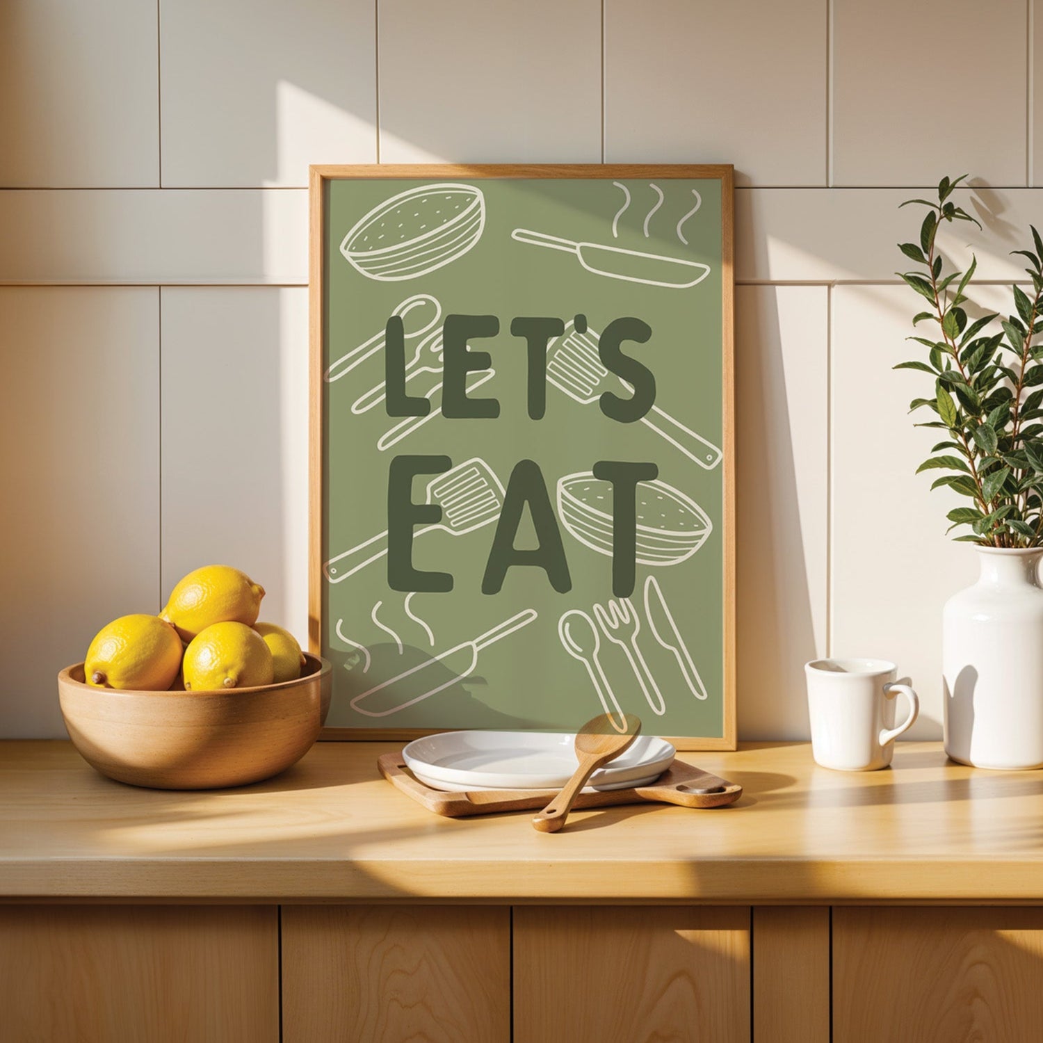 Let's Eat Print