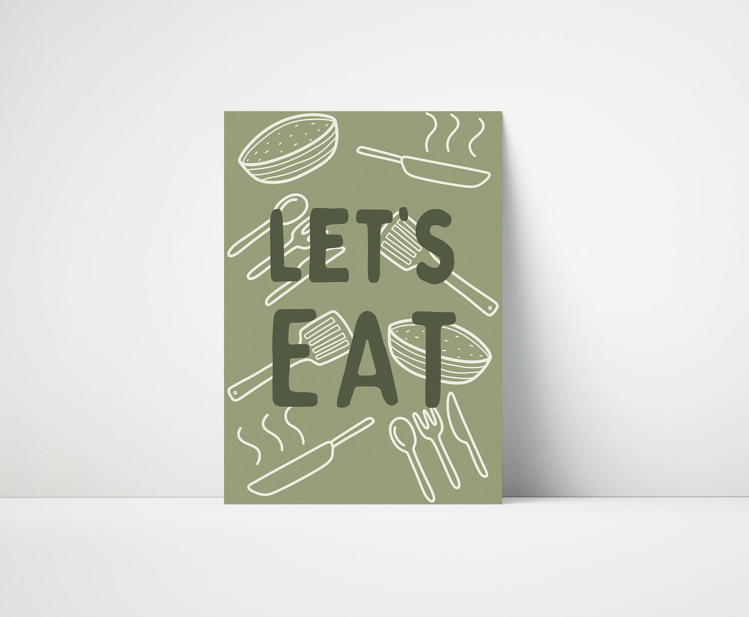 Let's Eat Print