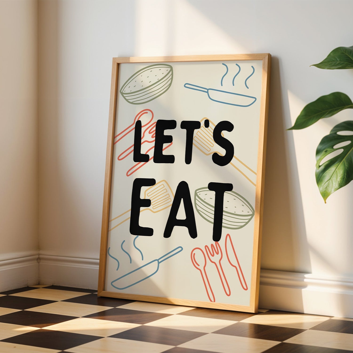 Let's Eat Print