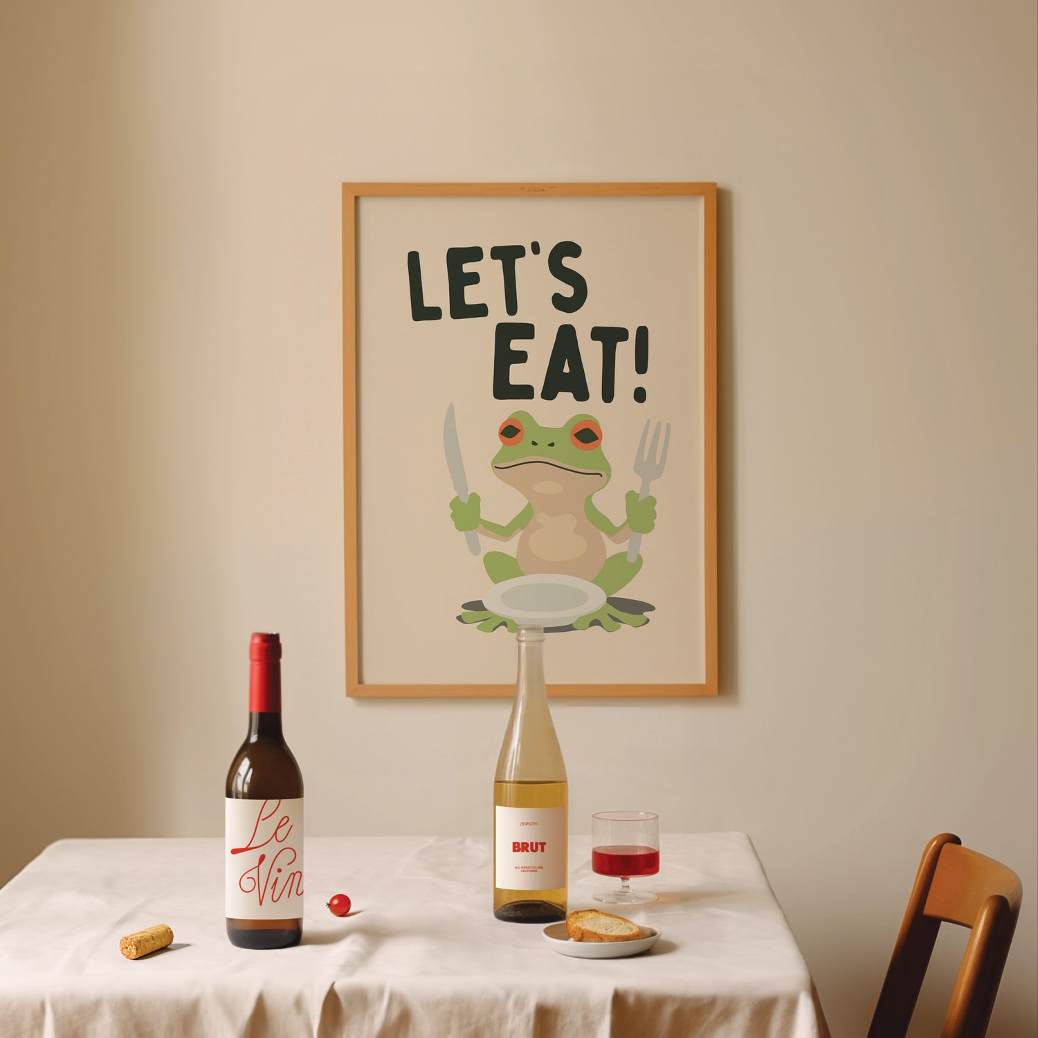 Let's Eat Print