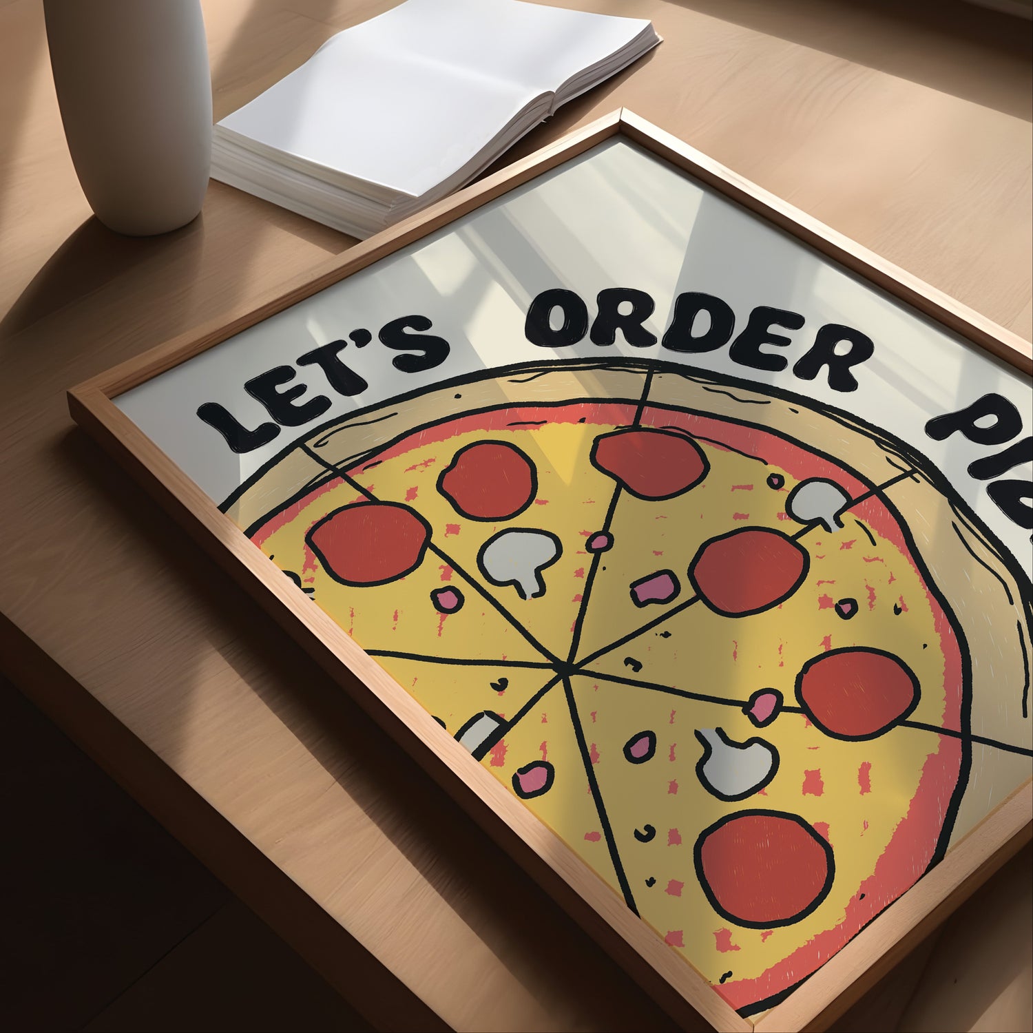 Let's Order Pizza Print