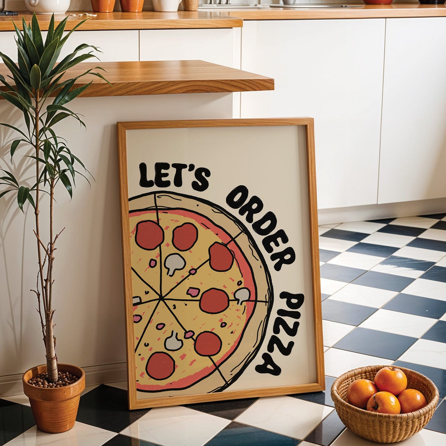Let's Order Pizza Print