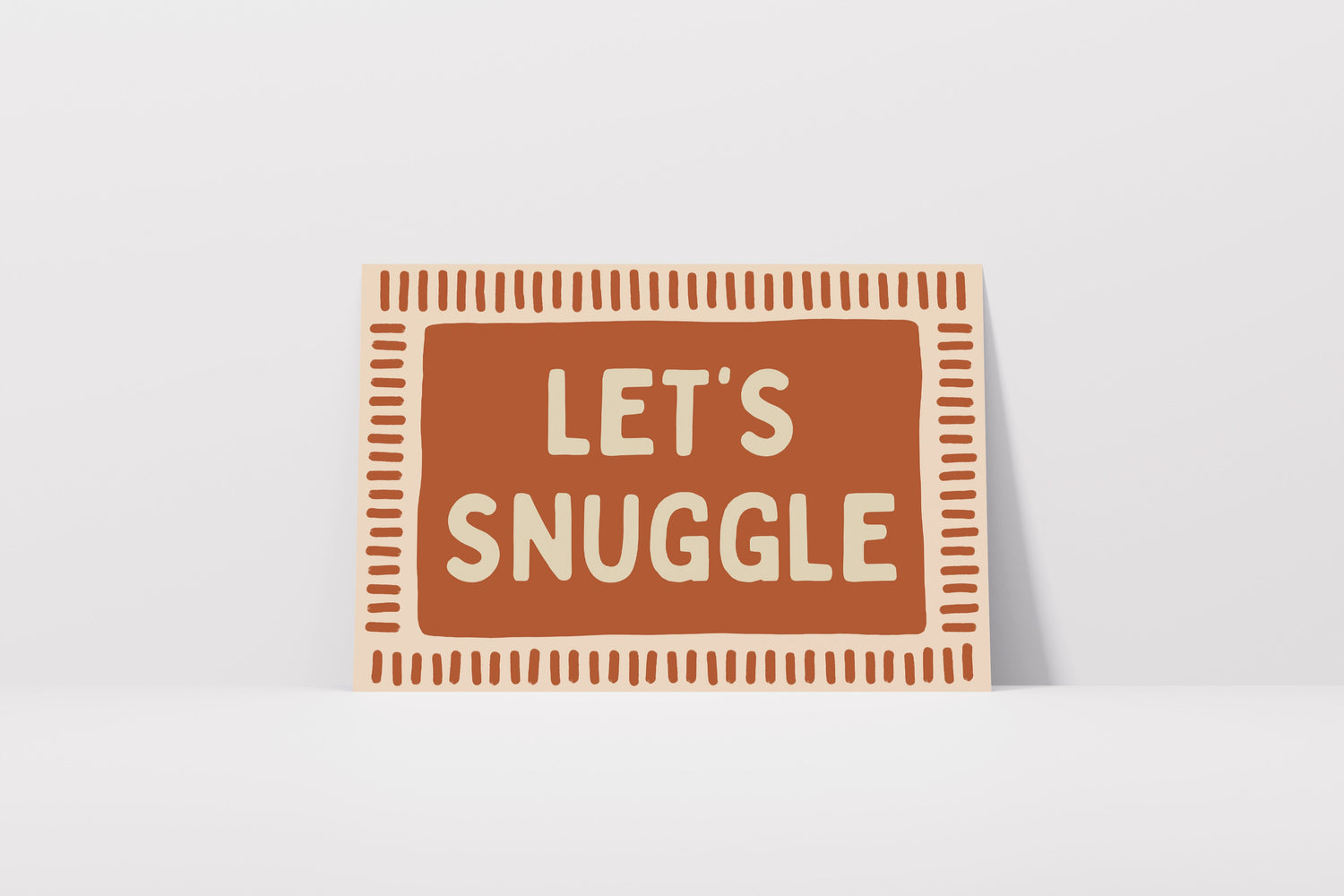 Let's Snuggle Print