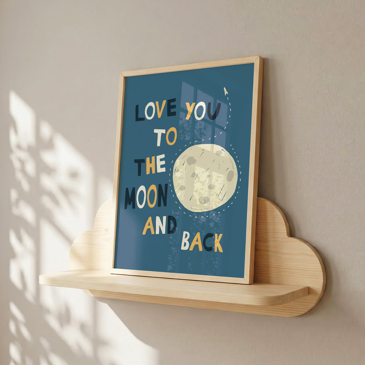 Love You To The Moon And Back Print