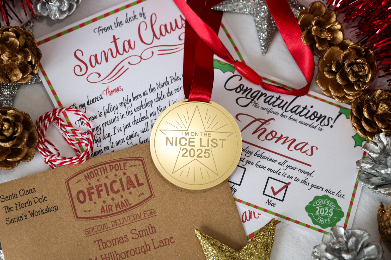 Gold Nice List 2025 Medal