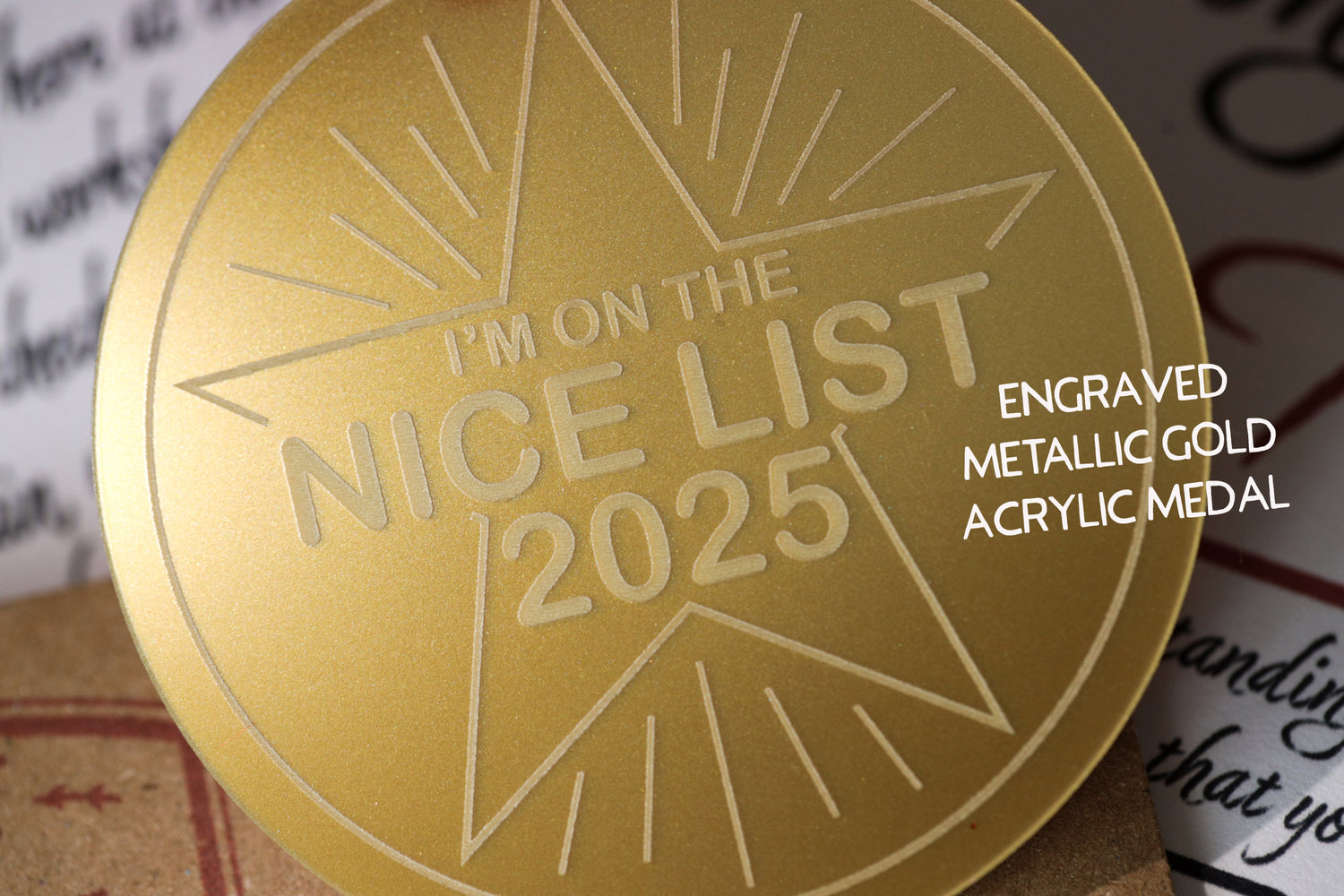 Gold Nice List 2025 Medal