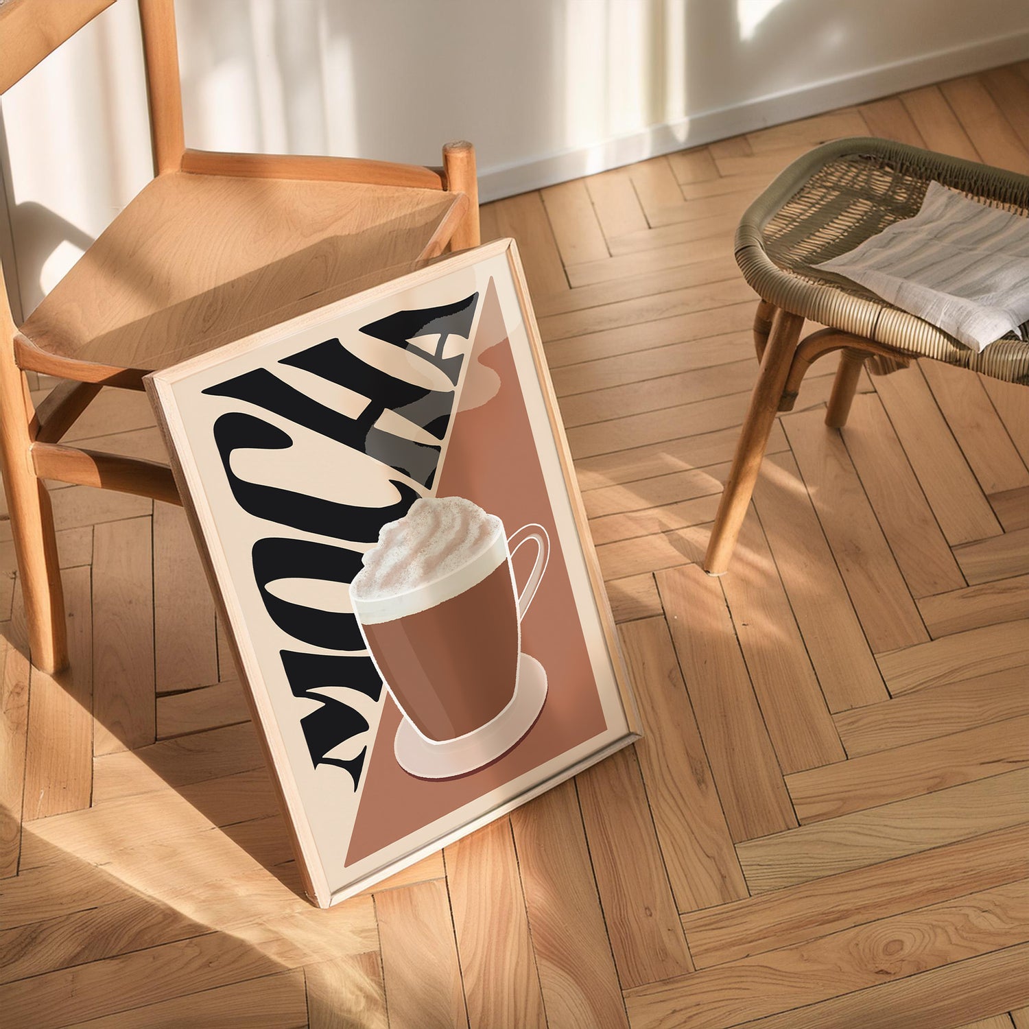 Mocha Coffee Print