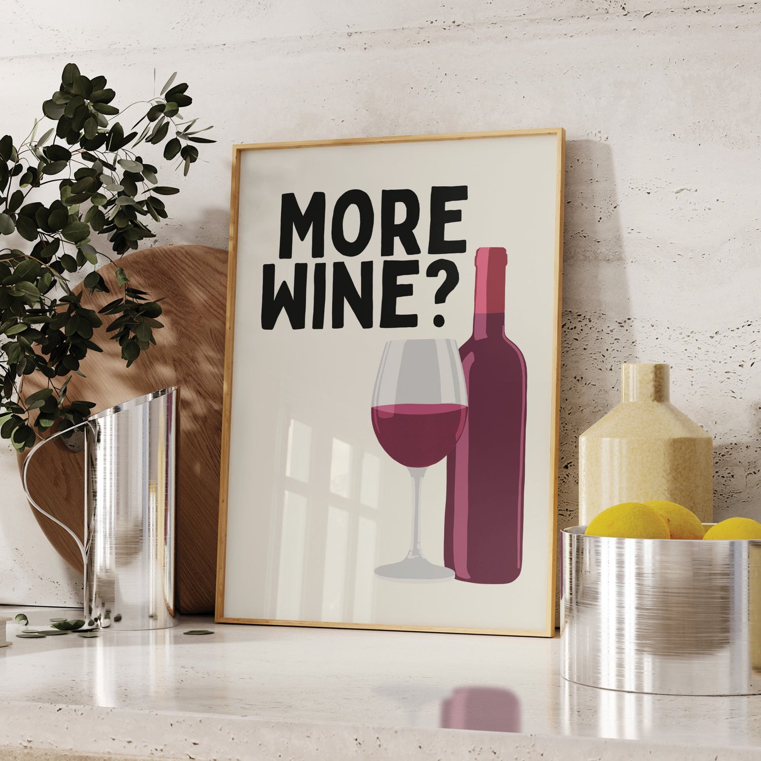 More Wine Print