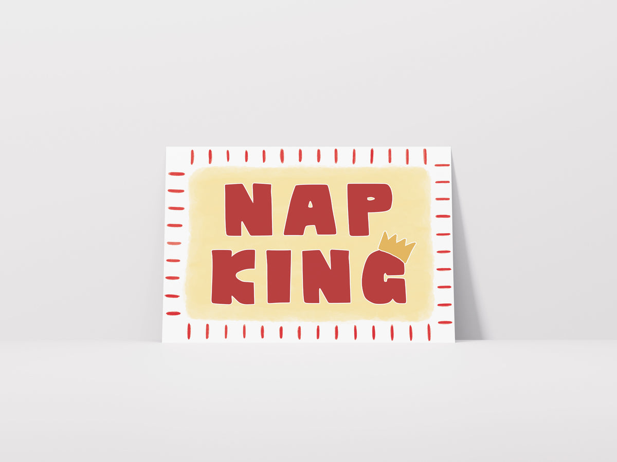 Nap King Print