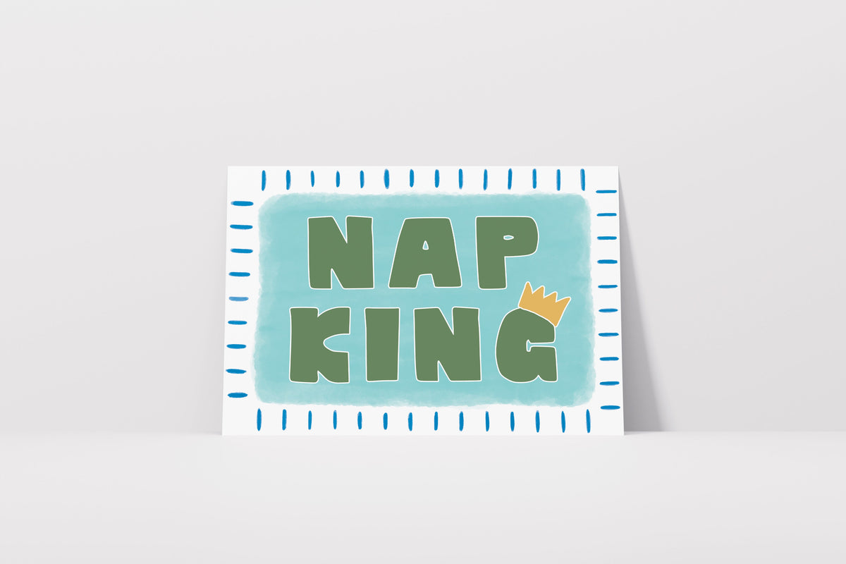 Nap King Print
