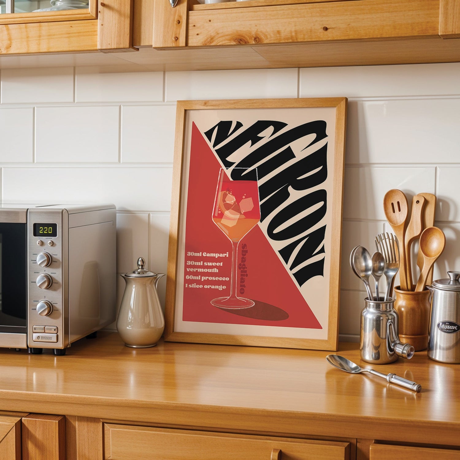 Negroni Sbagliato Cocktail Print
