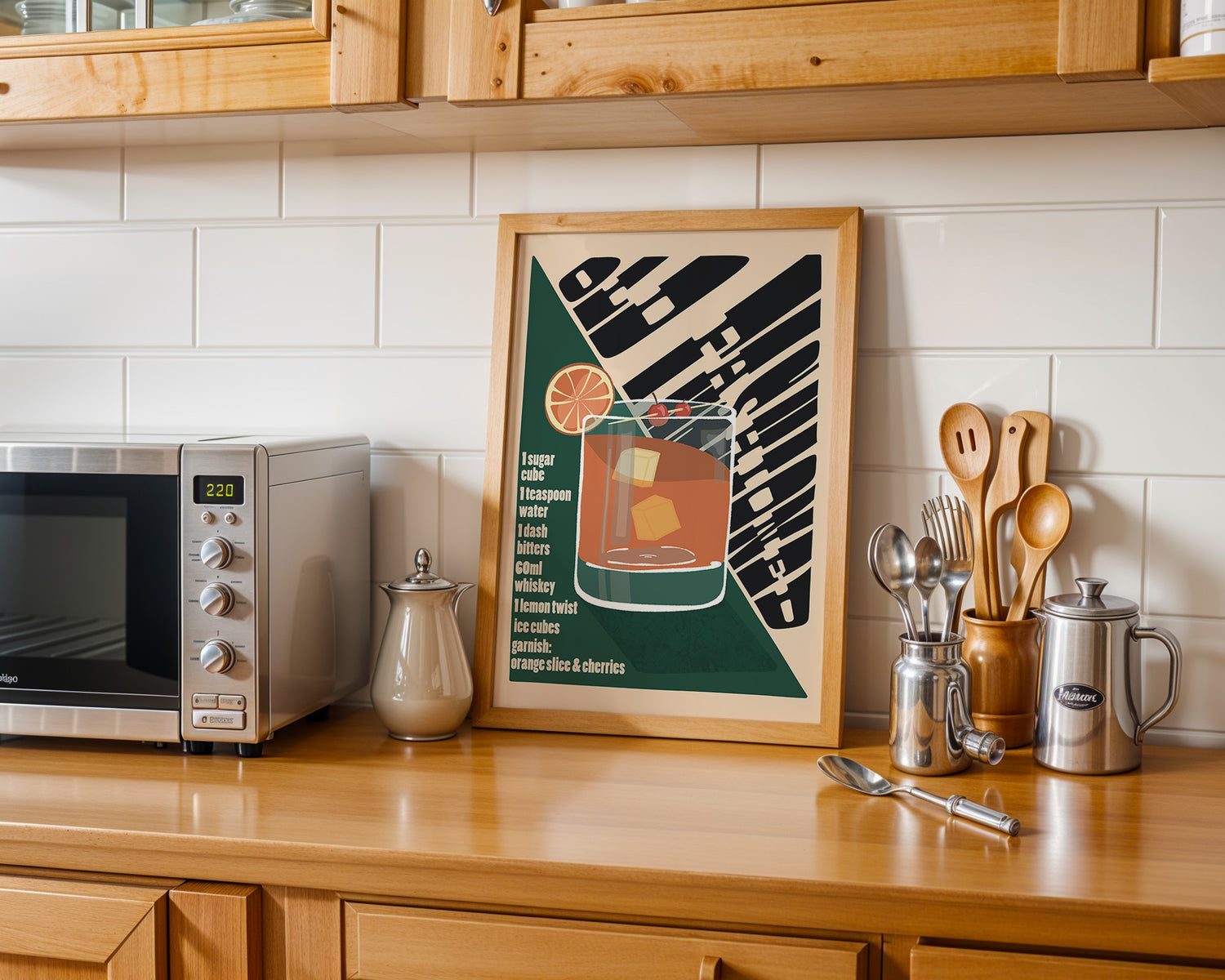 Old Fashioned Cocktail Print
