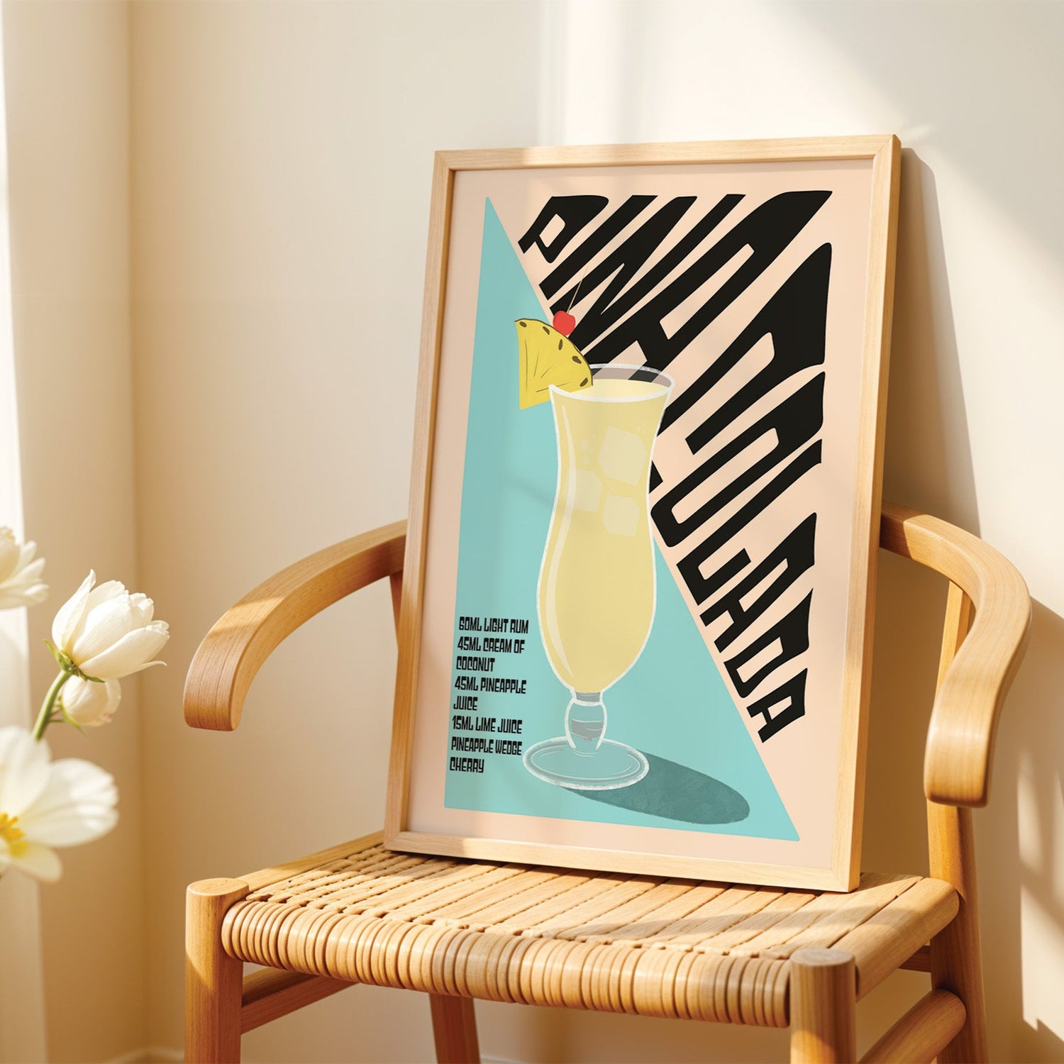 Pina Colada Cocktail Print