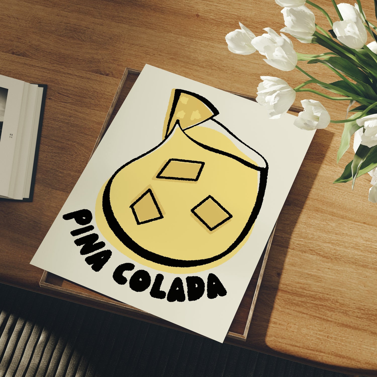 Pina Colada Cocktail Print
