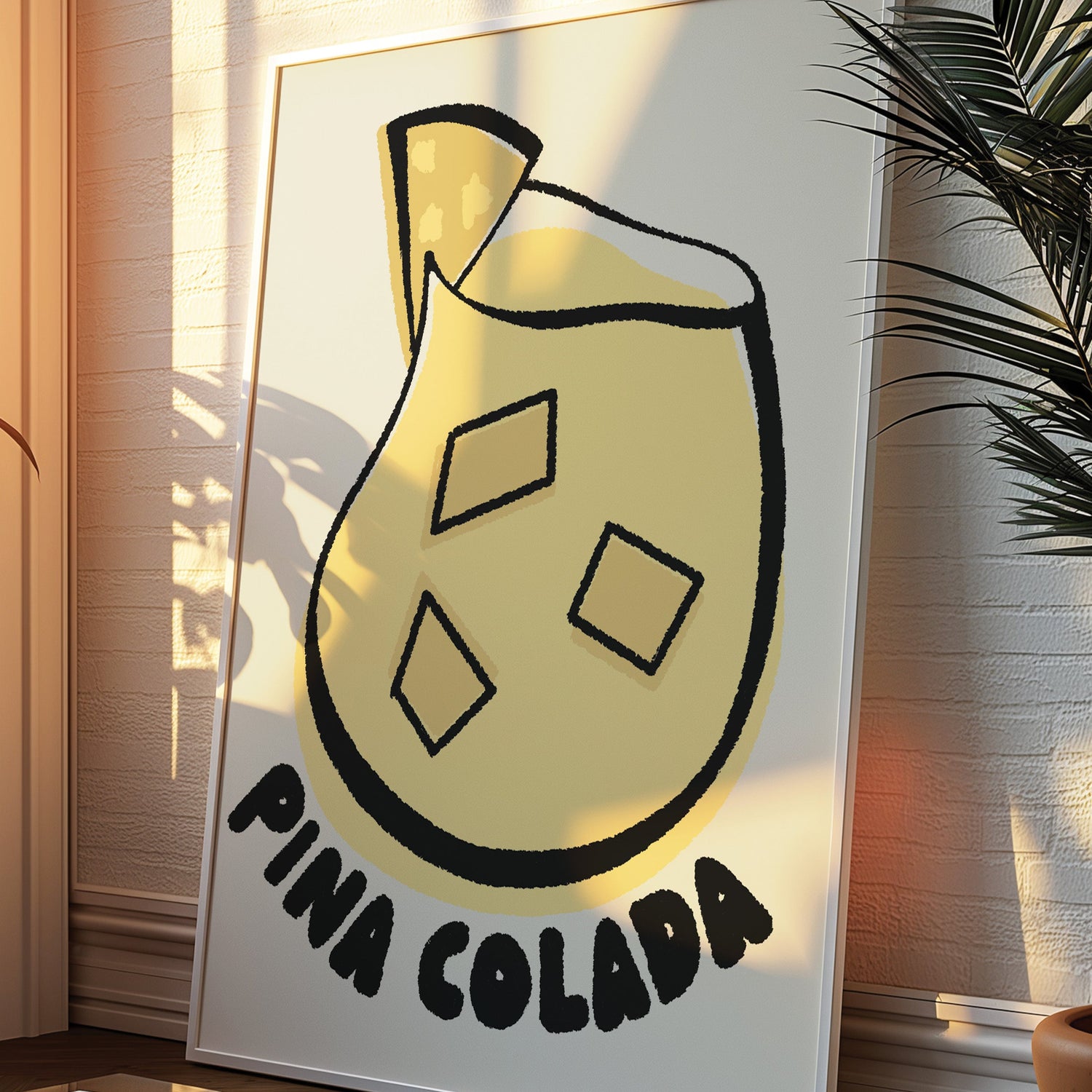 Pina Colada Cocktail Print
