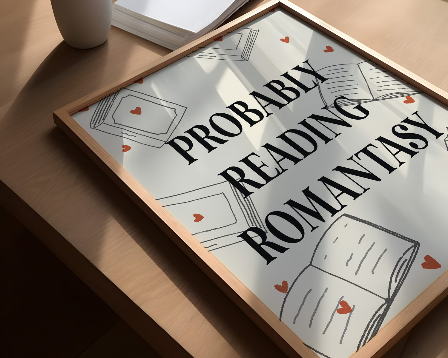 Probably Reading Romantasy Print