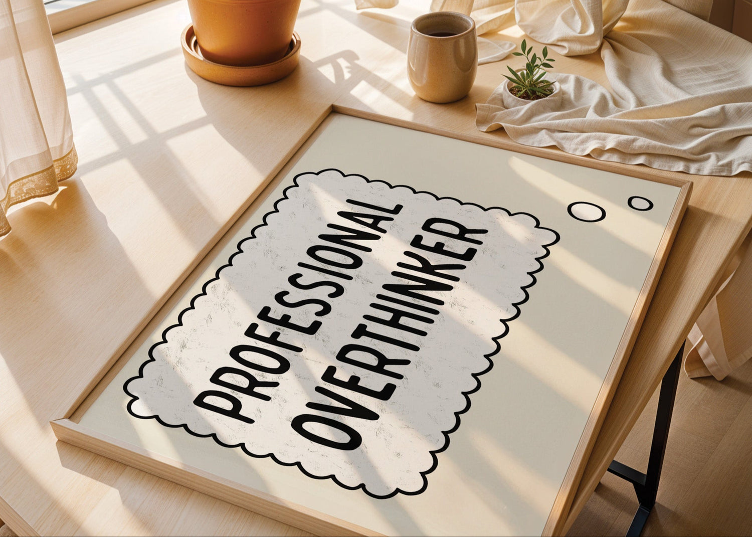 Professional Overthinker Print