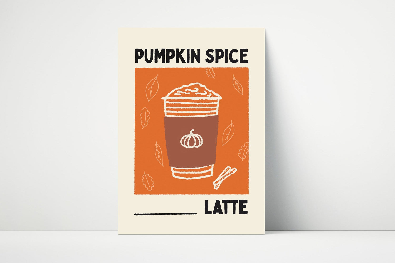 Pumpkin Spice Latte Print