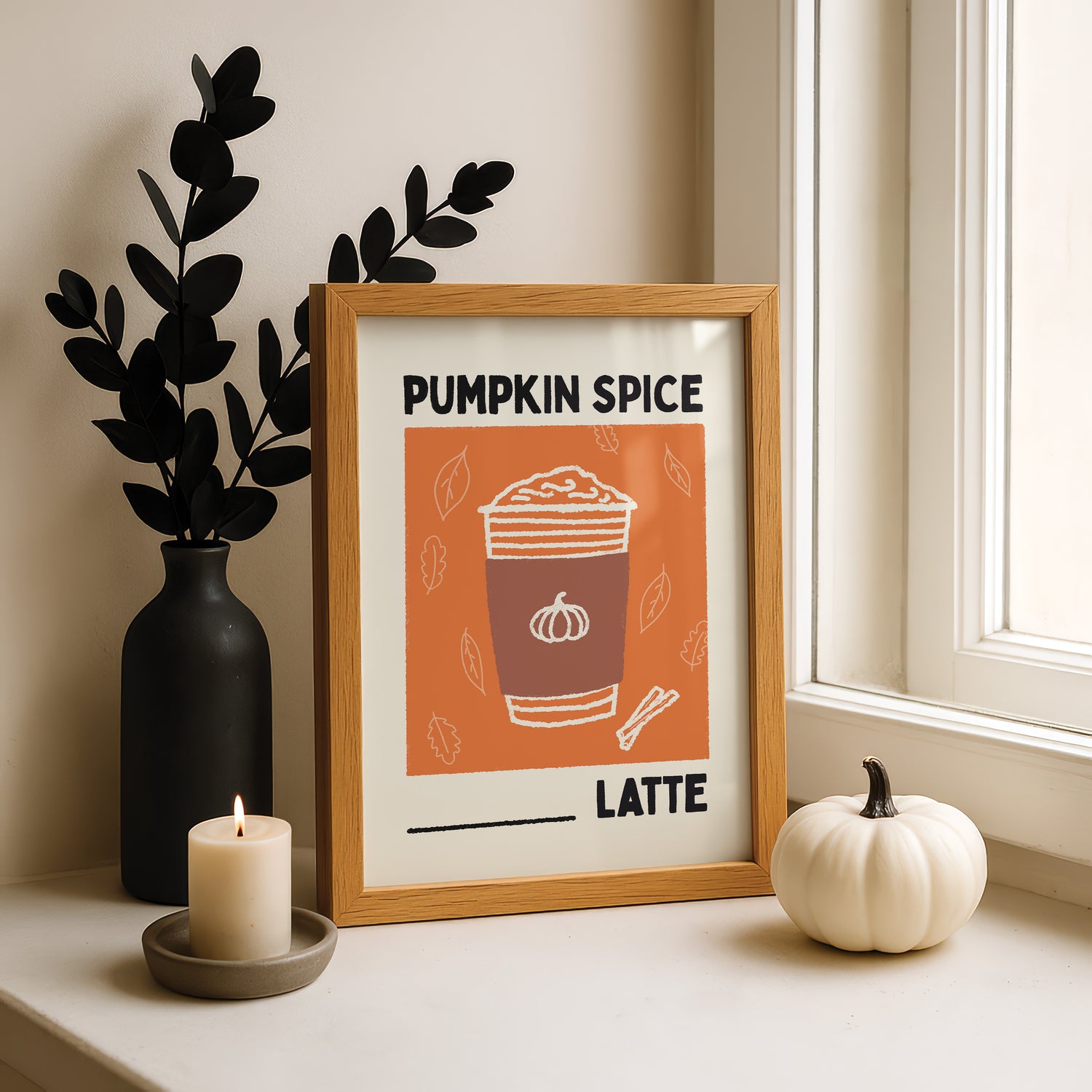 Pumpkin Spice Latte Print