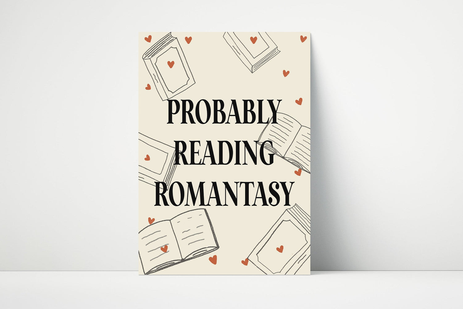 Probably Reading Romantasy Print