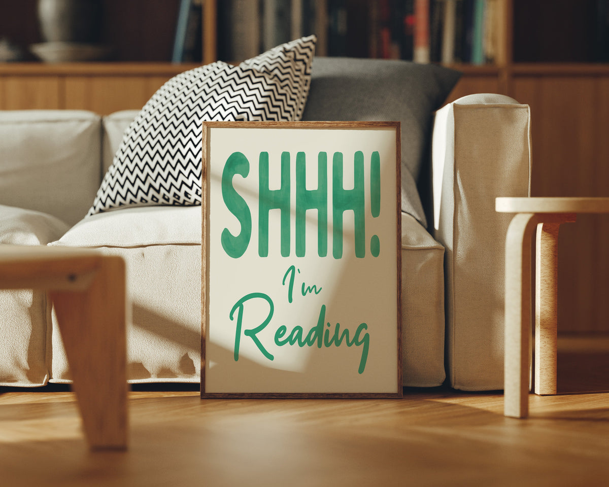 Shhh! I'm Reading print