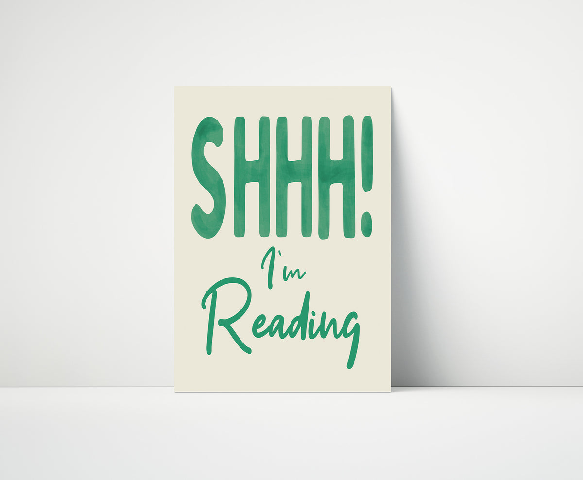 Shhh! I'm Reading print