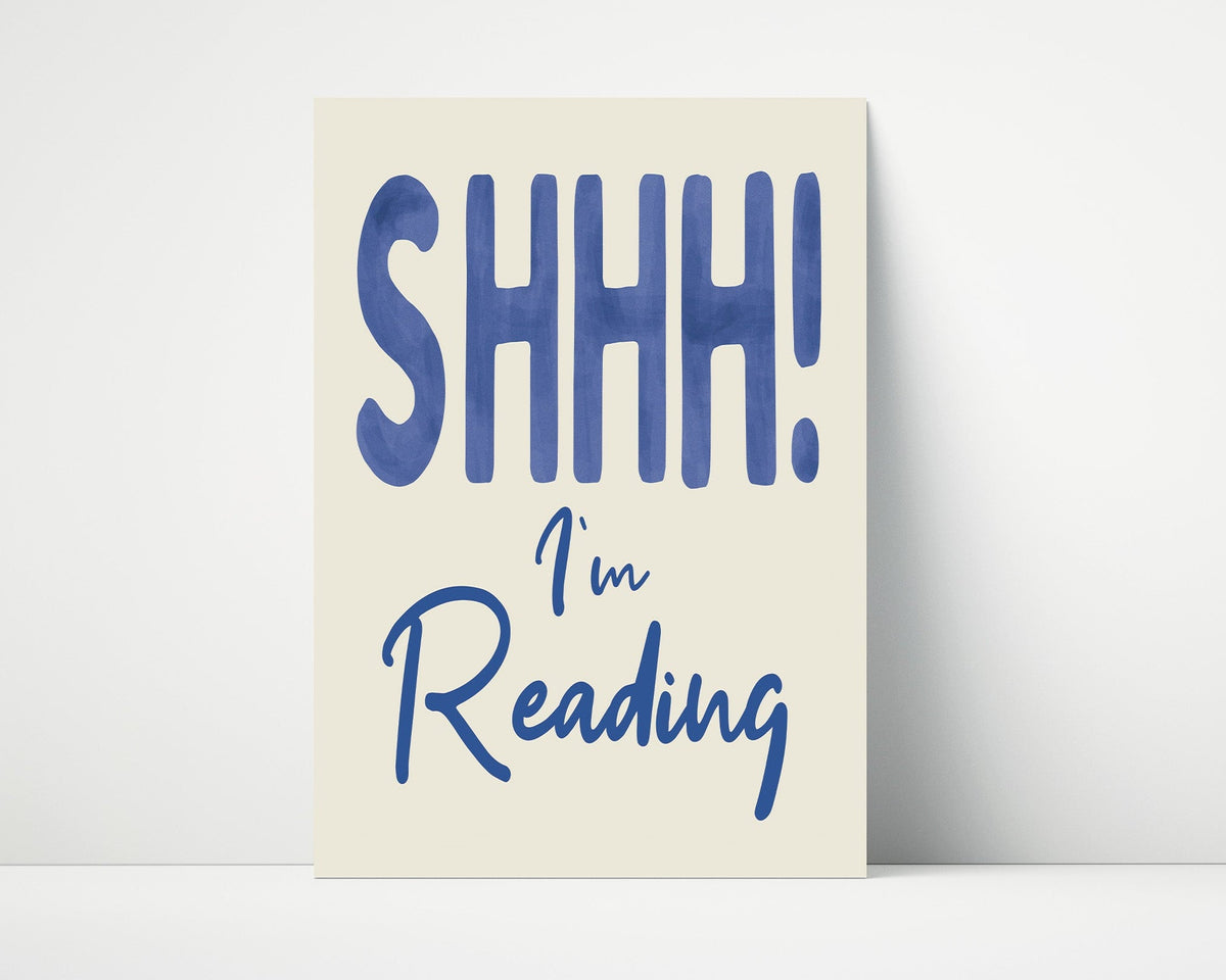 Shhh! I'm Reading print