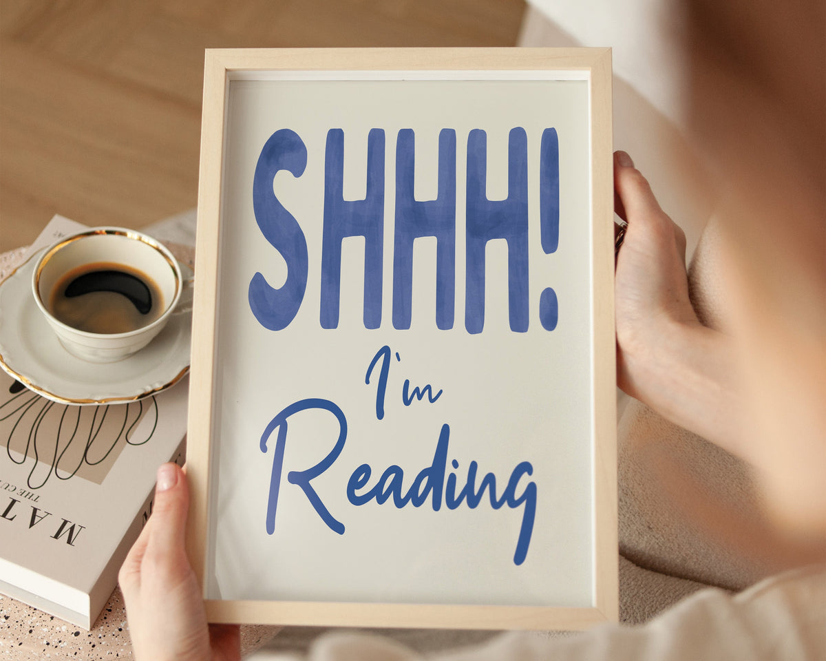 Shhh! I'm Reading print