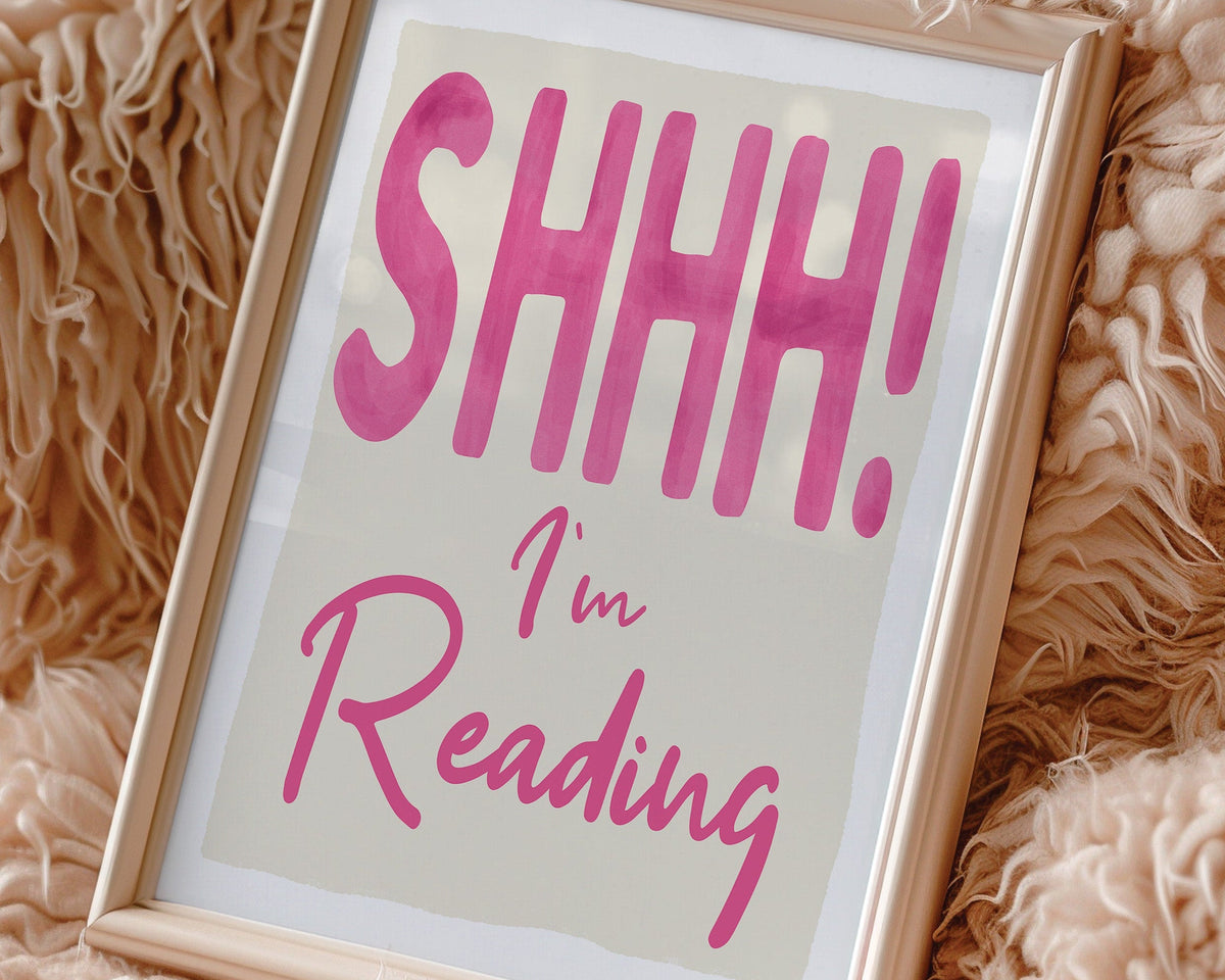Shhh! I'm Reading print