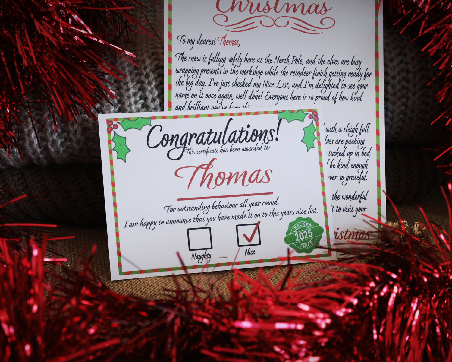 Personalised Letter From Santa