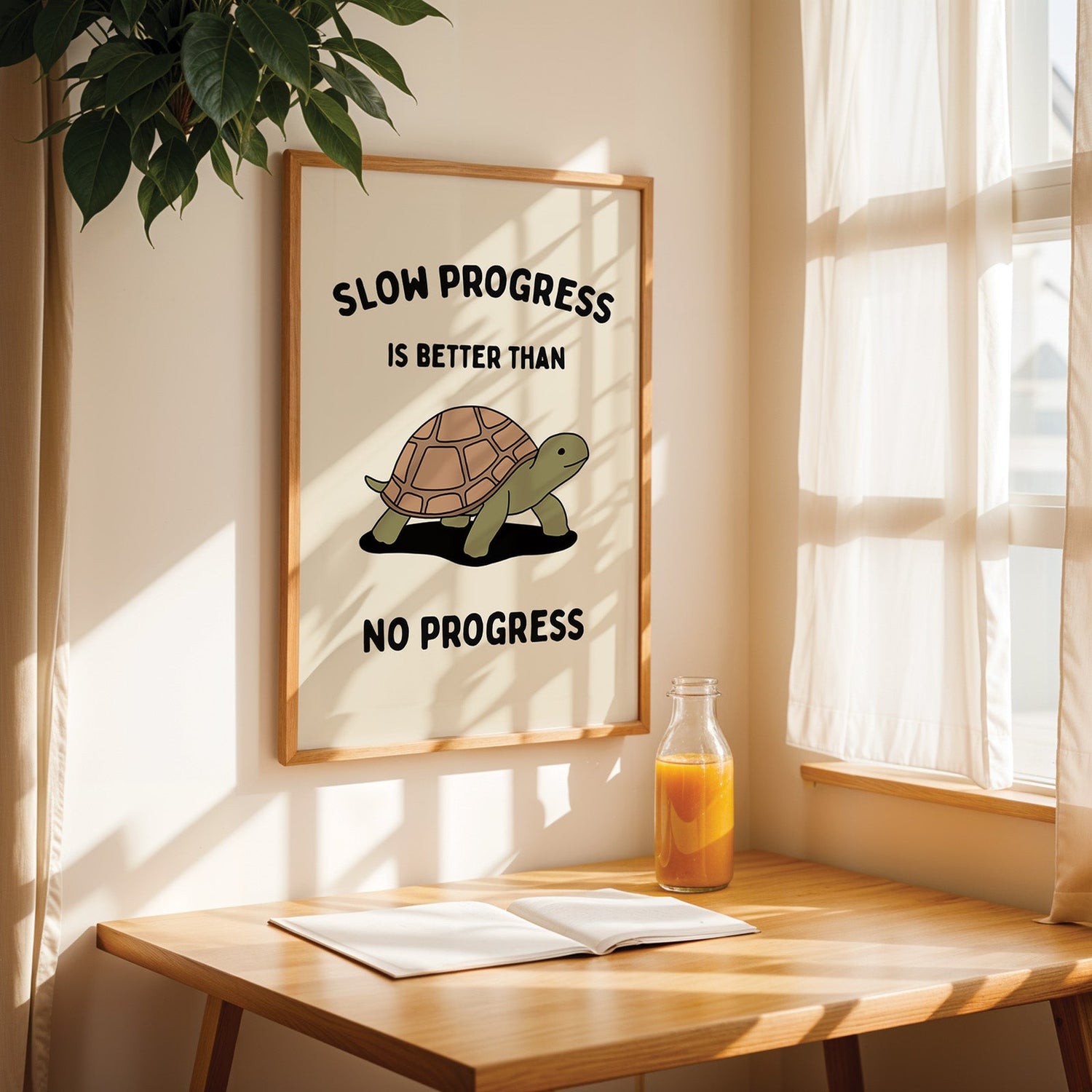 Slow Progress Is Better Than No Progress Print