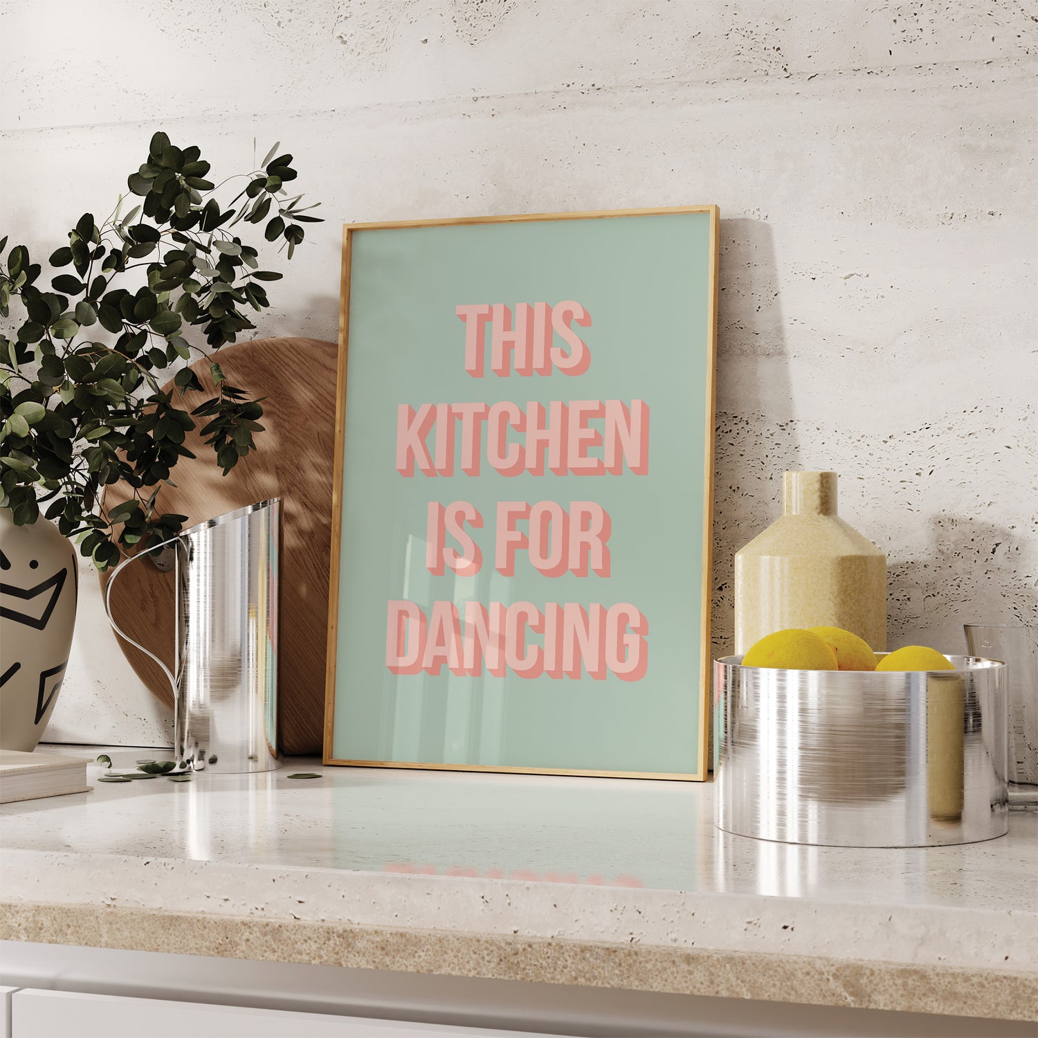 This Kitchen Is For Dancing Print