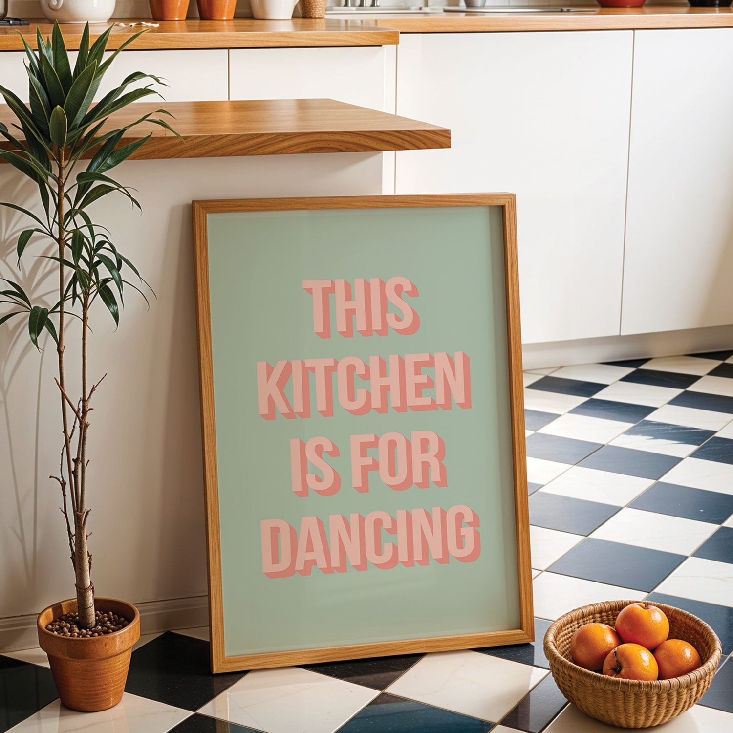 This Kitchen Is For Dancing Print