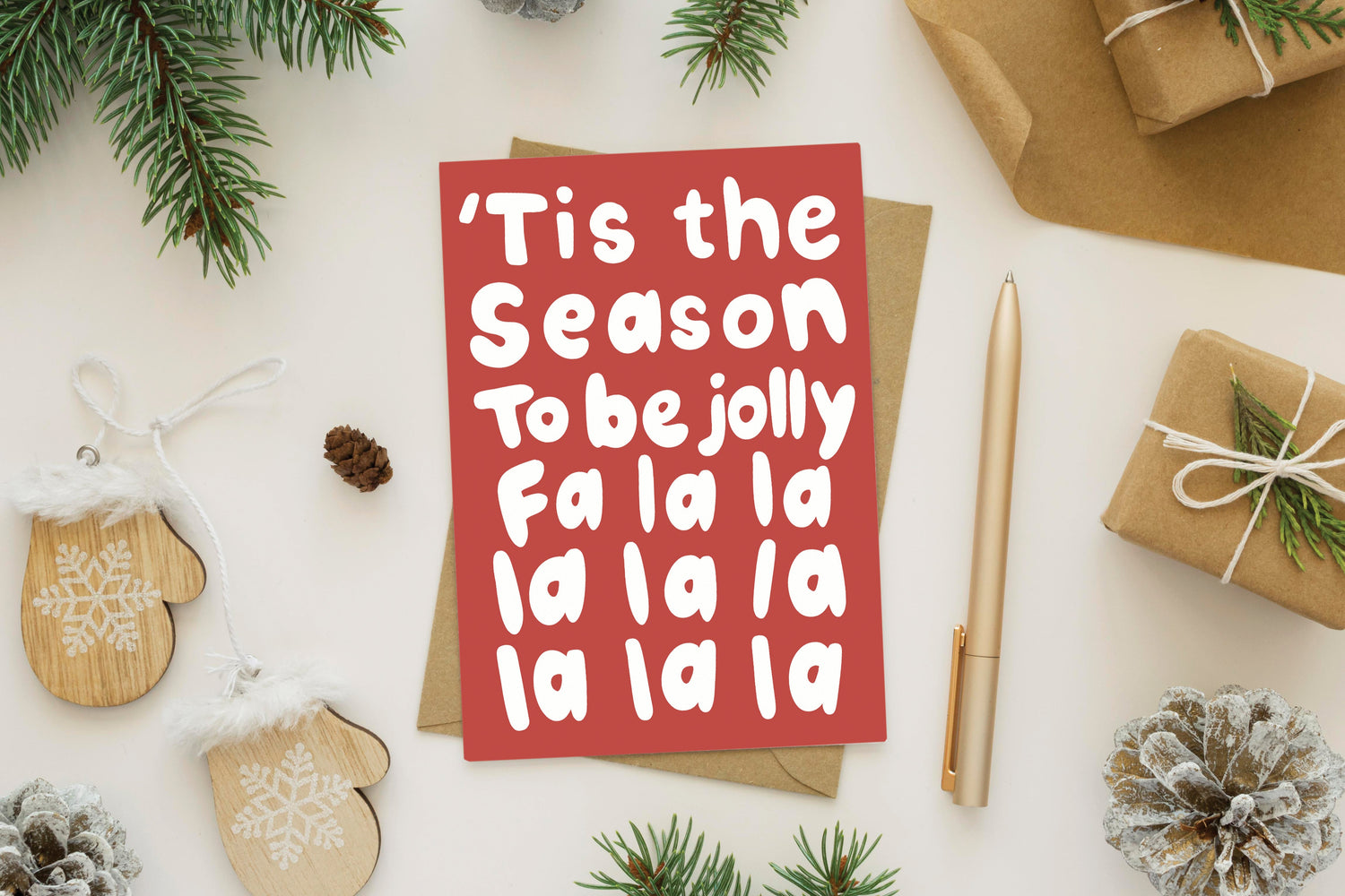 'Tis The Season To Be Jolly Christmas Card