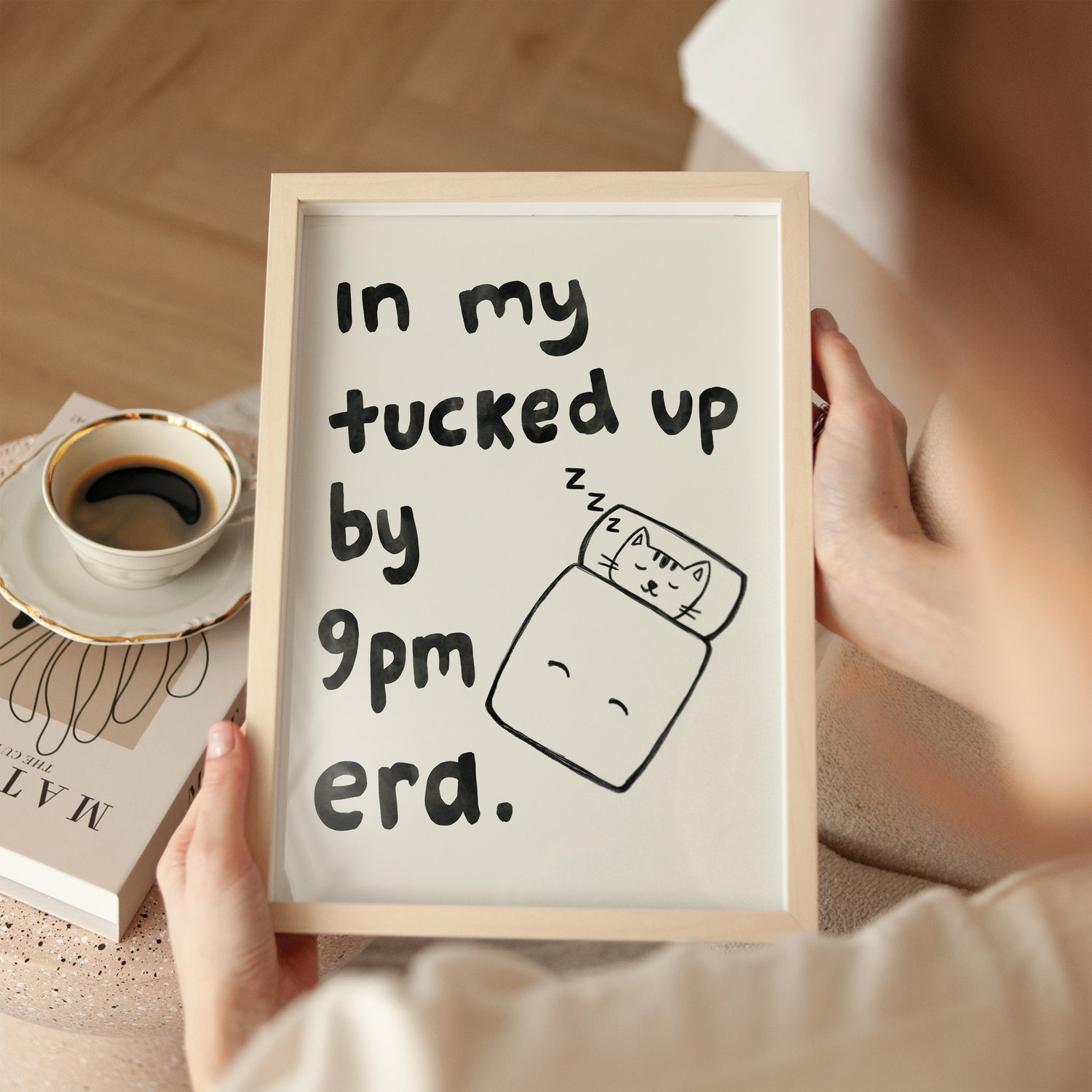 Tucked Up By 9pm Print