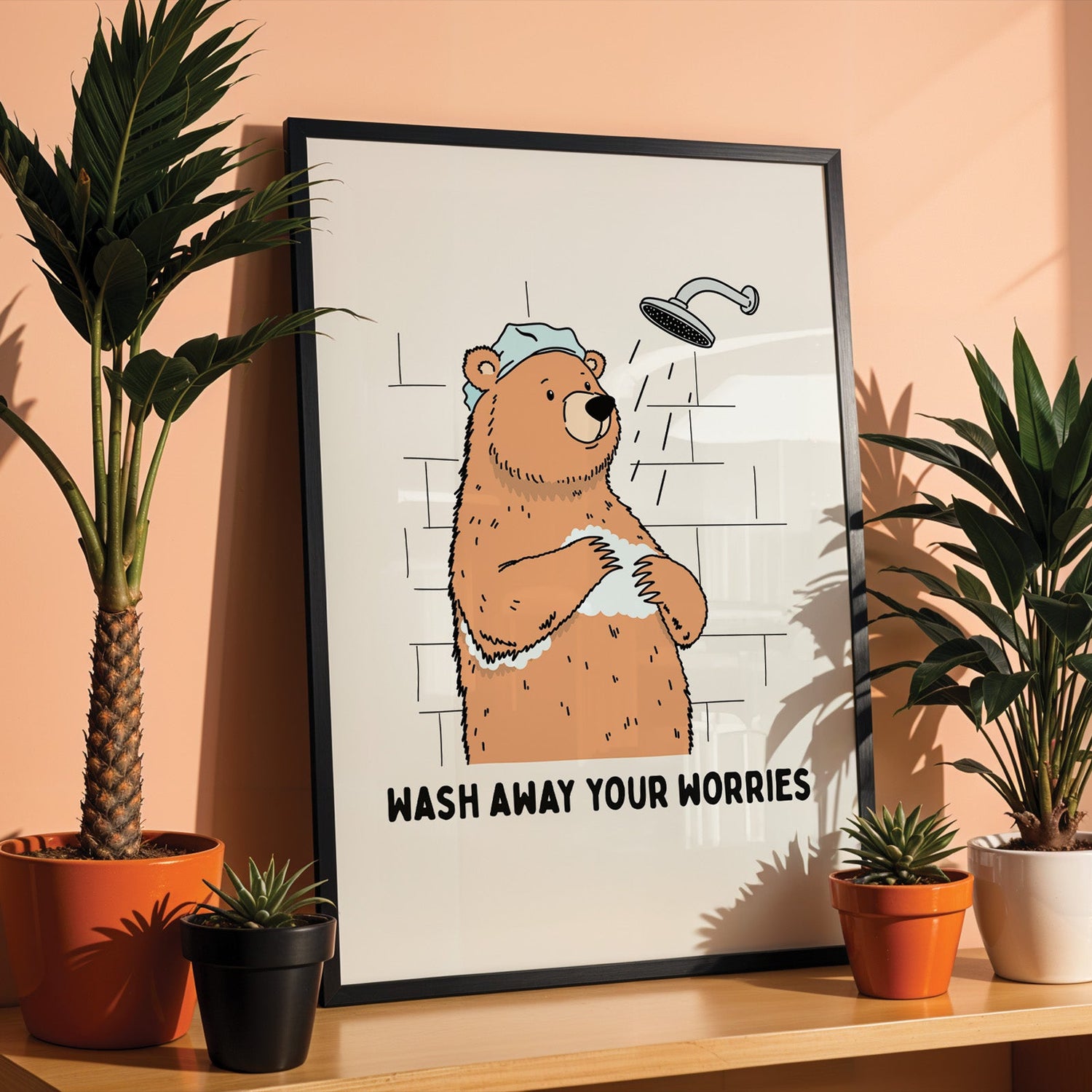 Wash Away Your Worries Print